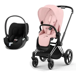 Cybex Priam Cloud T Travel System - Peach Pink