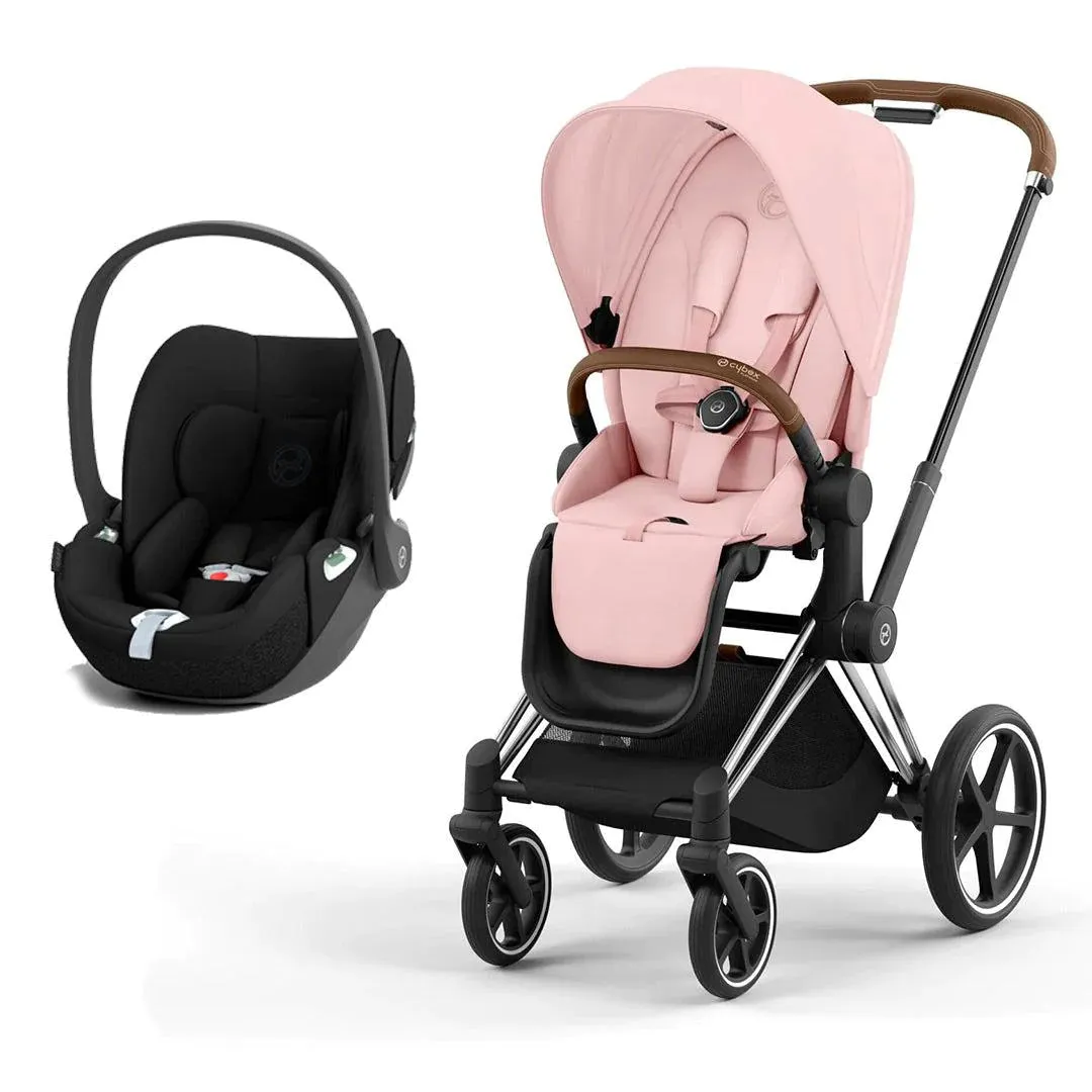 Cybex Priam Cloud T Travel System - Peach Pink