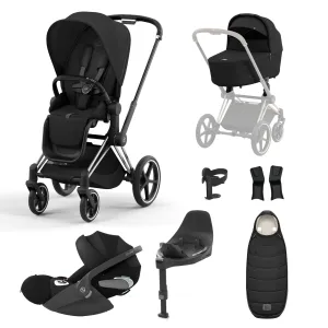 Cybex Priam Cloud T Travel System - Sepia Black