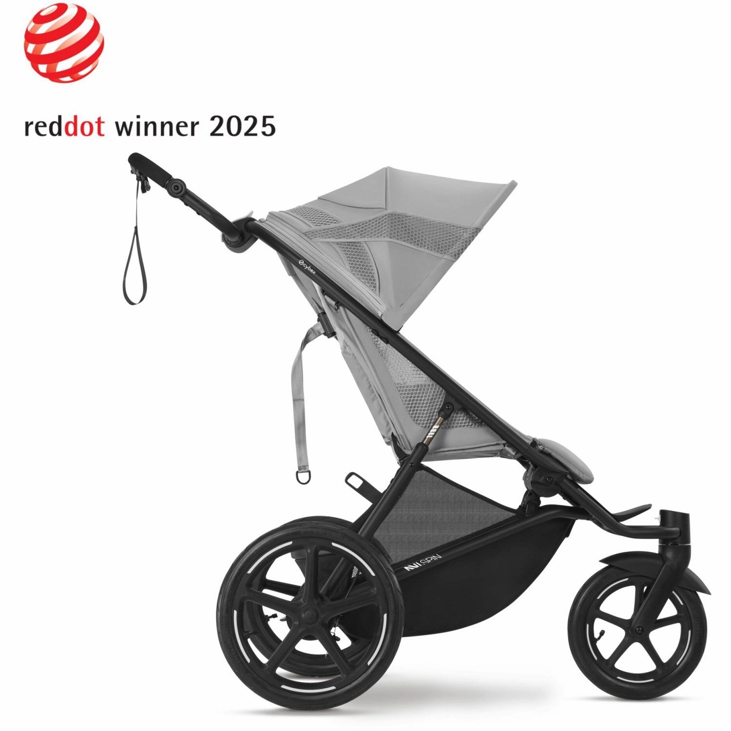 Cybex Avi Spin BLK Fog Grey light grey