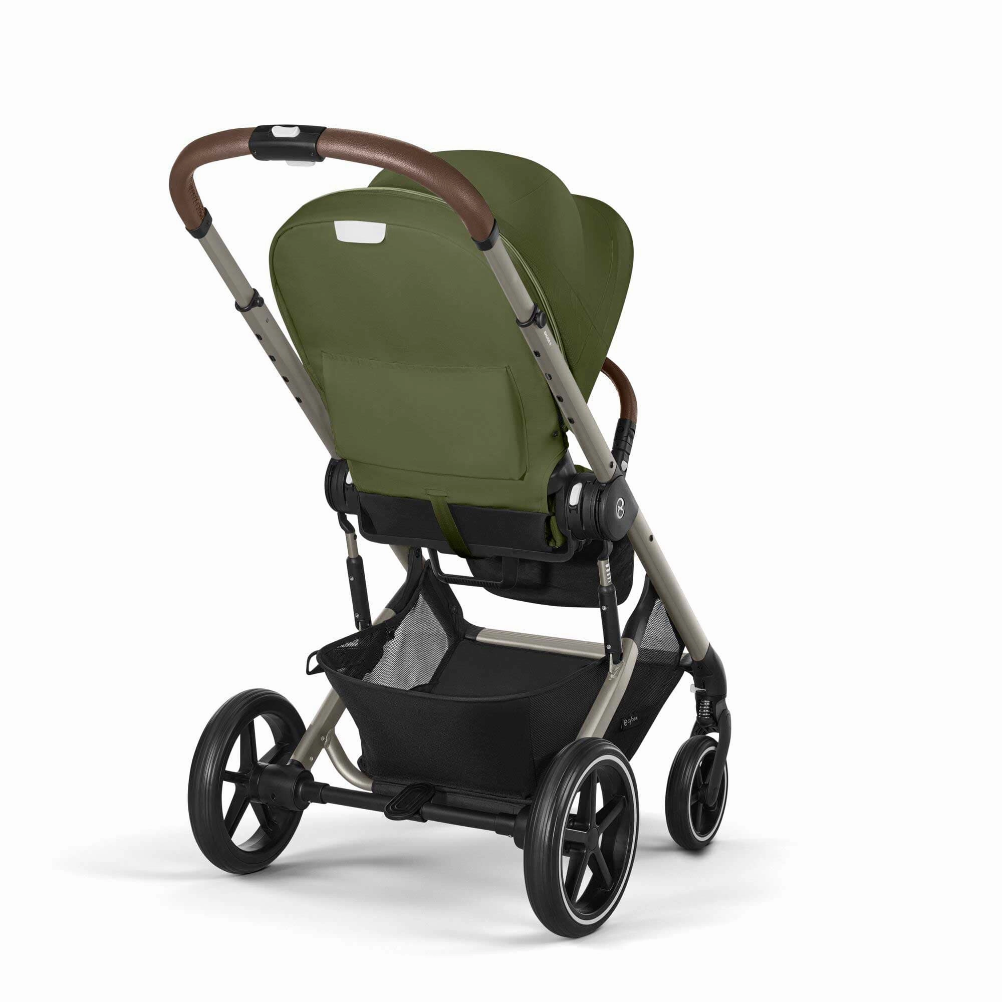 Cybex Balios S Lux Essential Bundle - Taupe/Moss Green