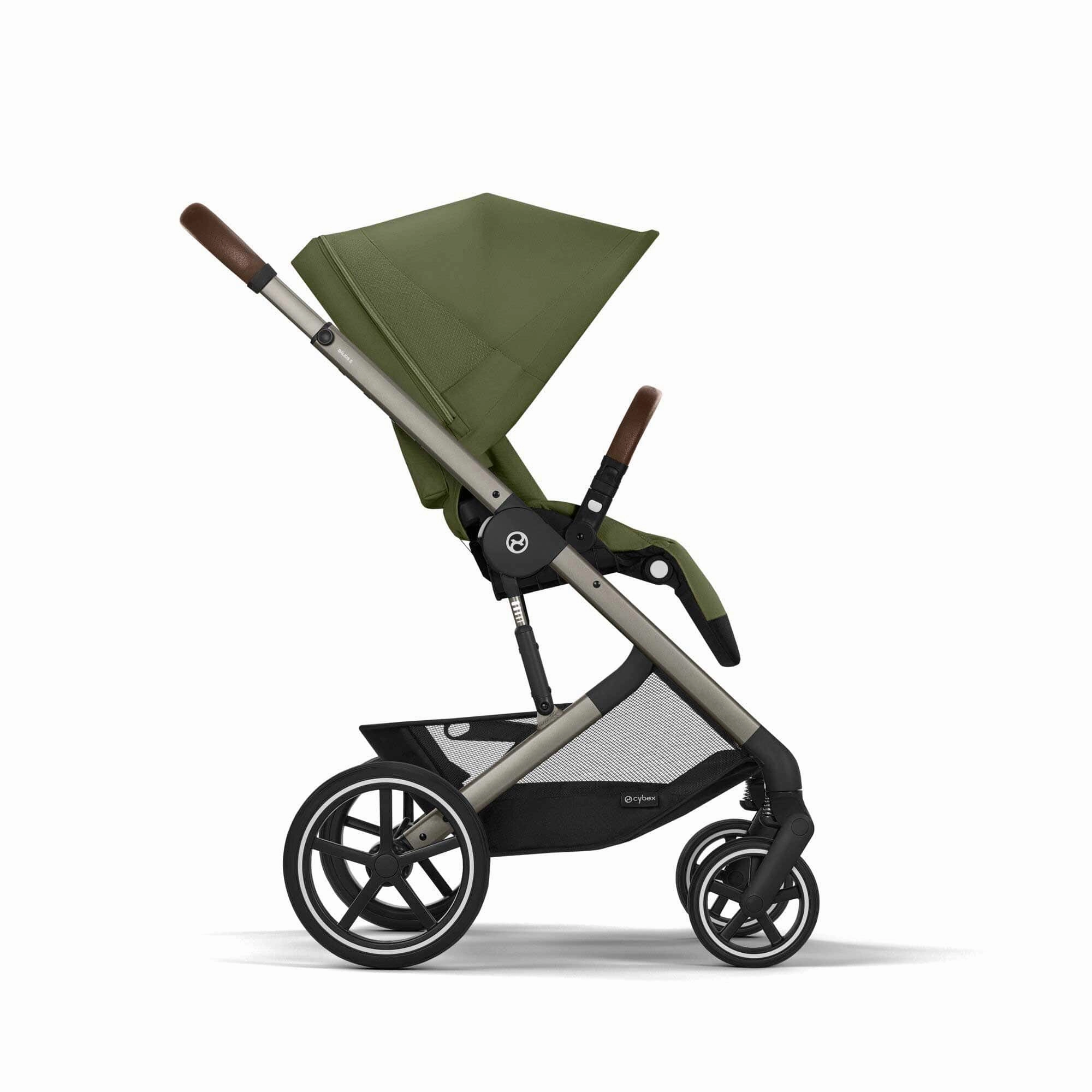 Cybex Balios S Lux Essential Bundle - Taupe/Moss Green