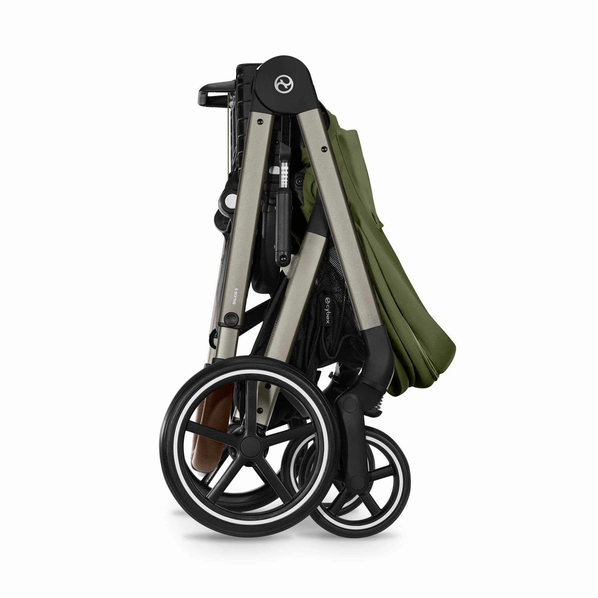 Cybex Balios S Lux Essential Bundle - Taupe/Moss Green