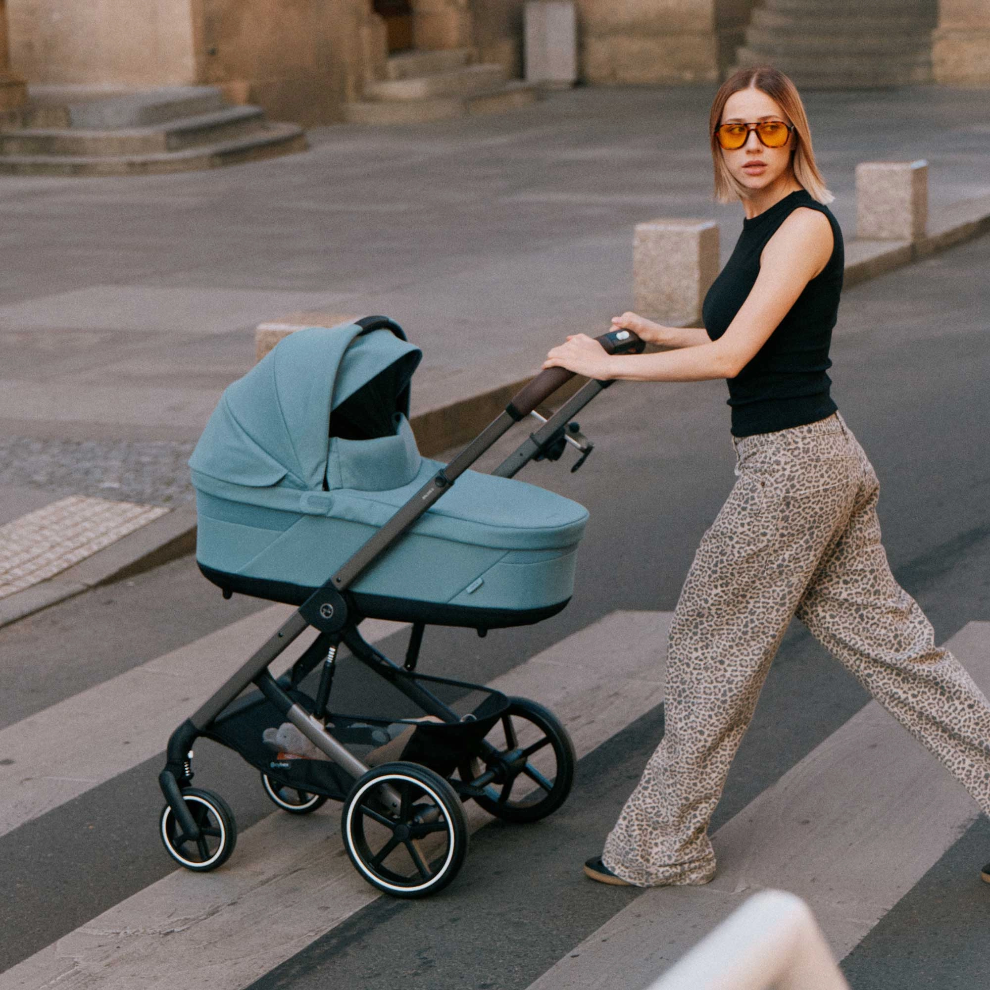 Cybex Balios S Lux Essential Bundle - Taupe/Stormy Blue