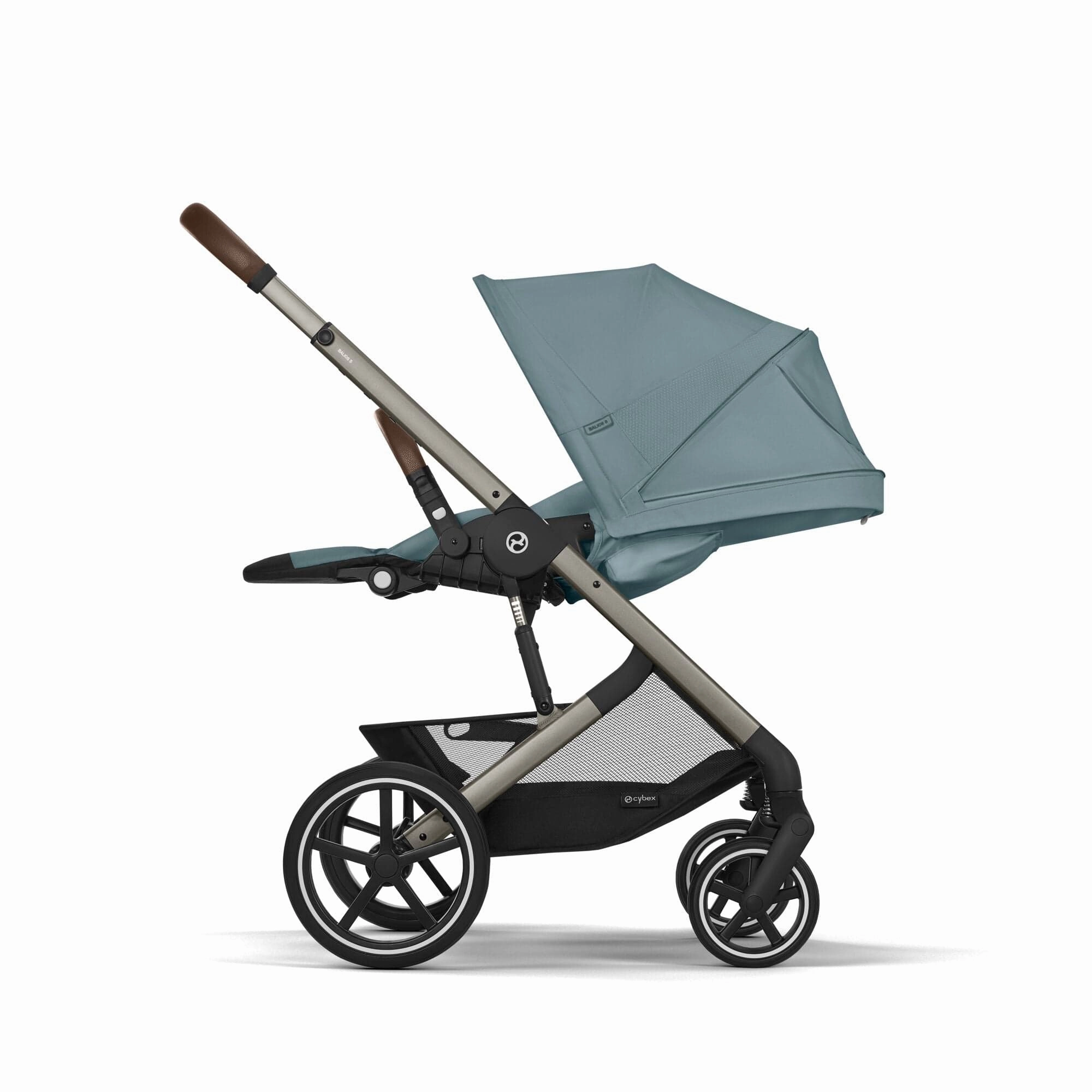 Cybex Balios S Lux Essential Bundle - Taupe/Stormy Blue