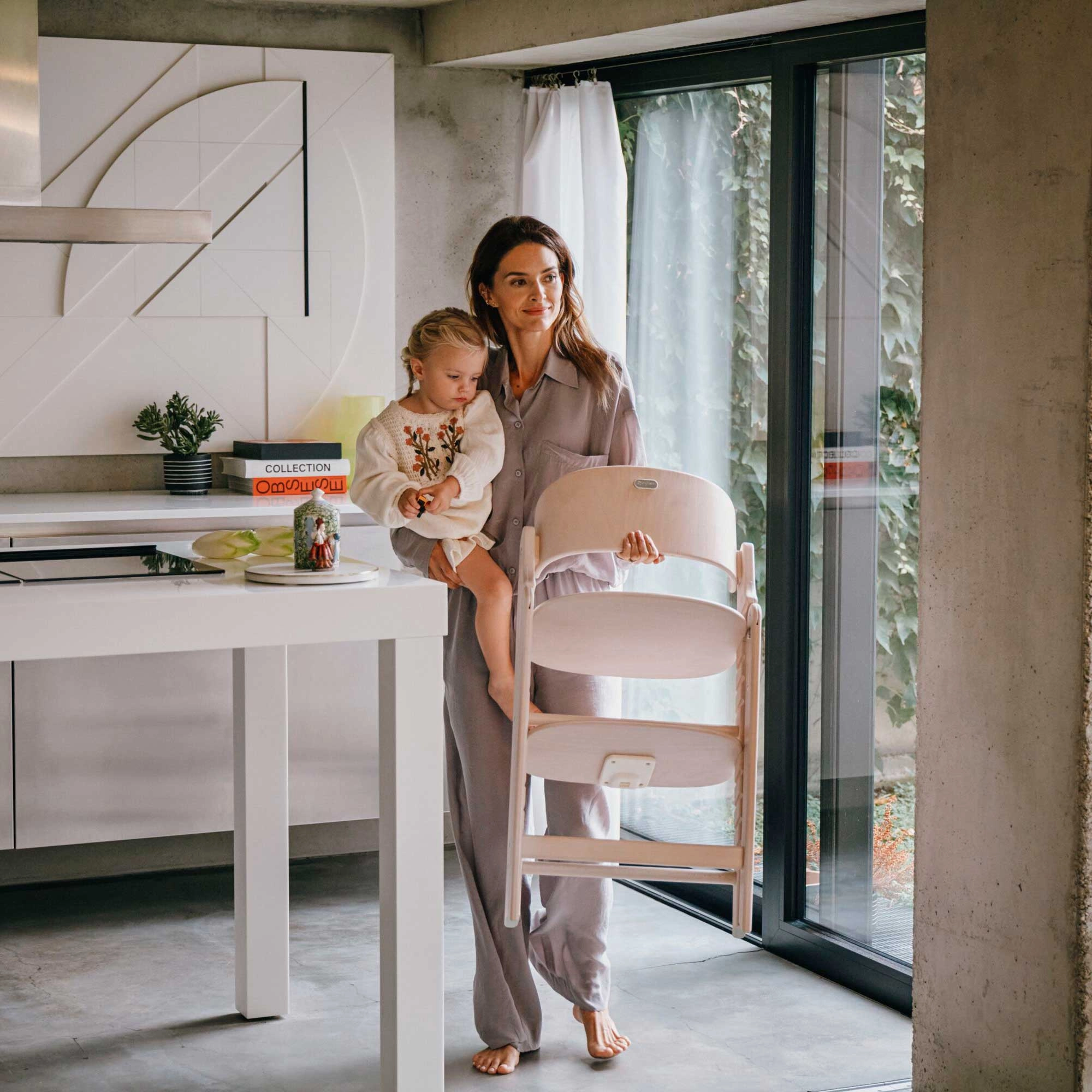 Cybex Click & Fold 3in1 High Chair - All Natural