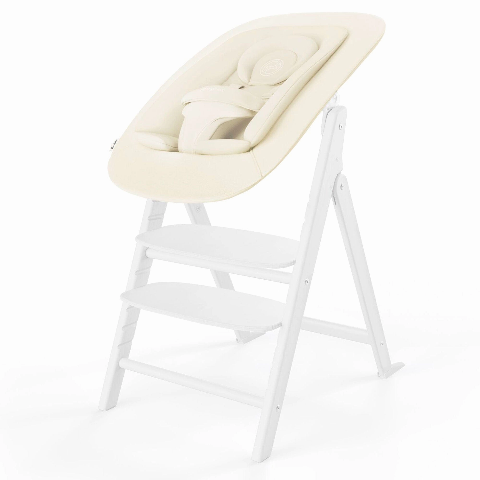 Cybex Click & Fold 4in1 High Chair - All White