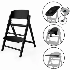 Cybex Click & Fold 4in1 High Chair - Stunning Black