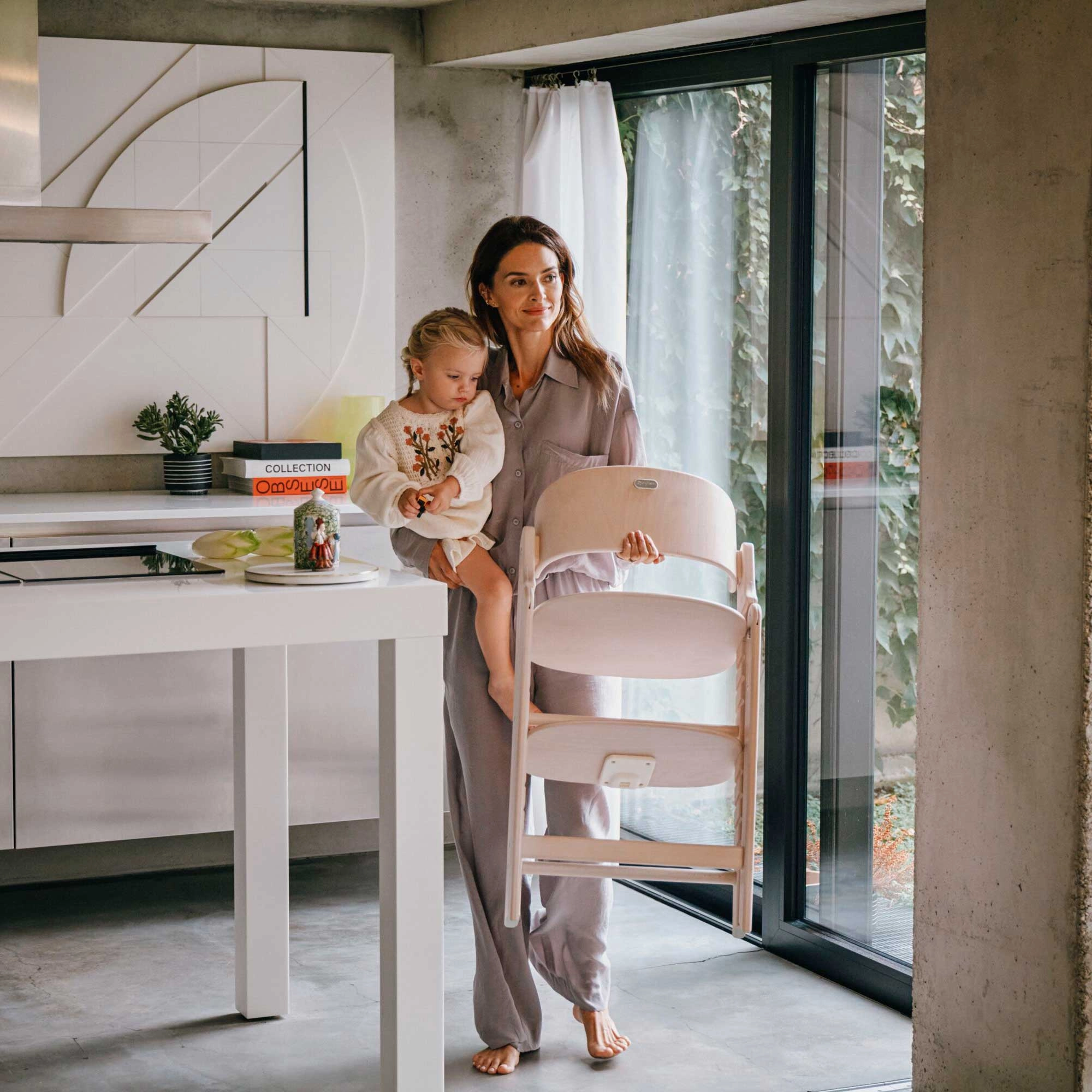 Cybex Click & Fold High Chair - All Natural