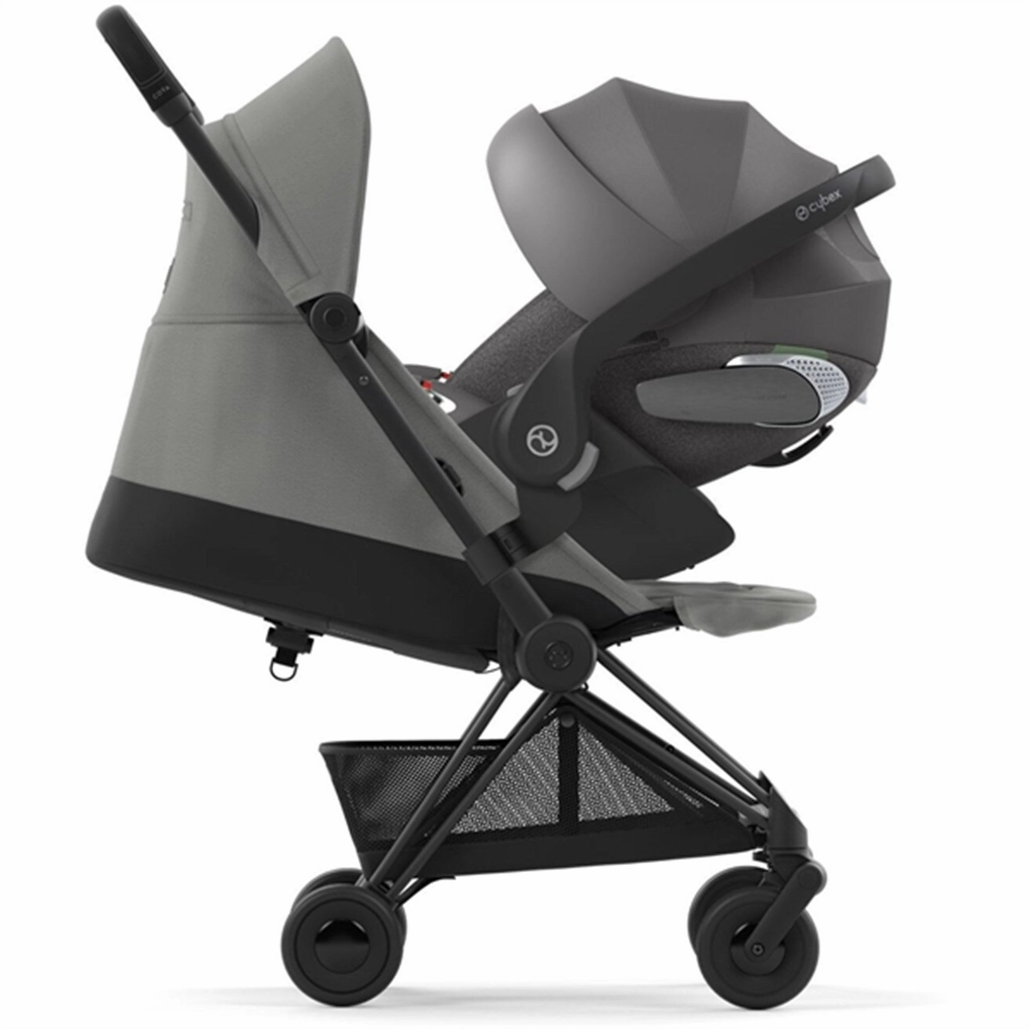 Cybex Coya Stroller Matt Black Mirage Grey
