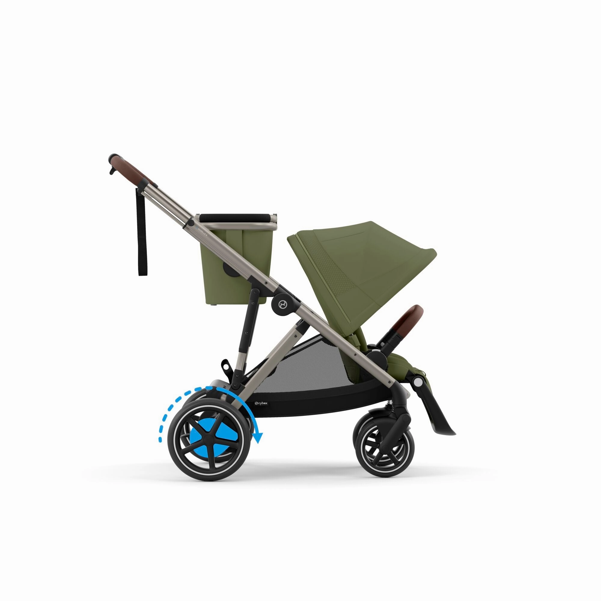 Cybex, e-Gazelle S 11 Piece Cloud T i-Size Bundle, Moss Green