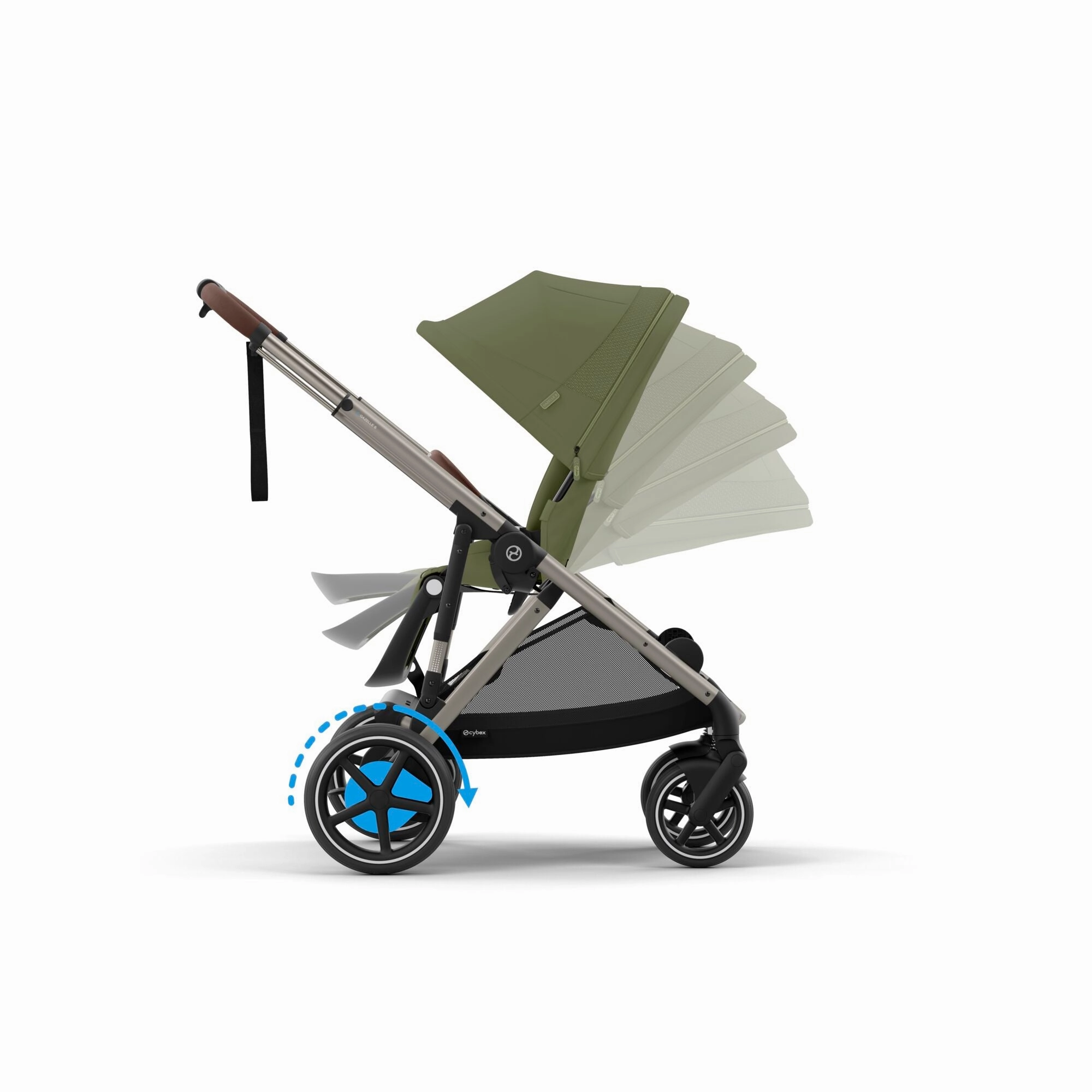 Cybex, e-Gazelle S 11 Piece Cloud T i-Size Bundle, Moss Green