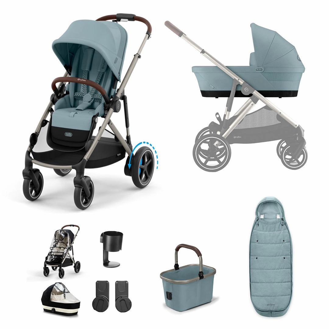 CYBEX e-Gazelle S Essential Pushchair Bundle
