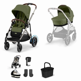 CYBEX e-Gazelle S Essential Pushchair Bundle