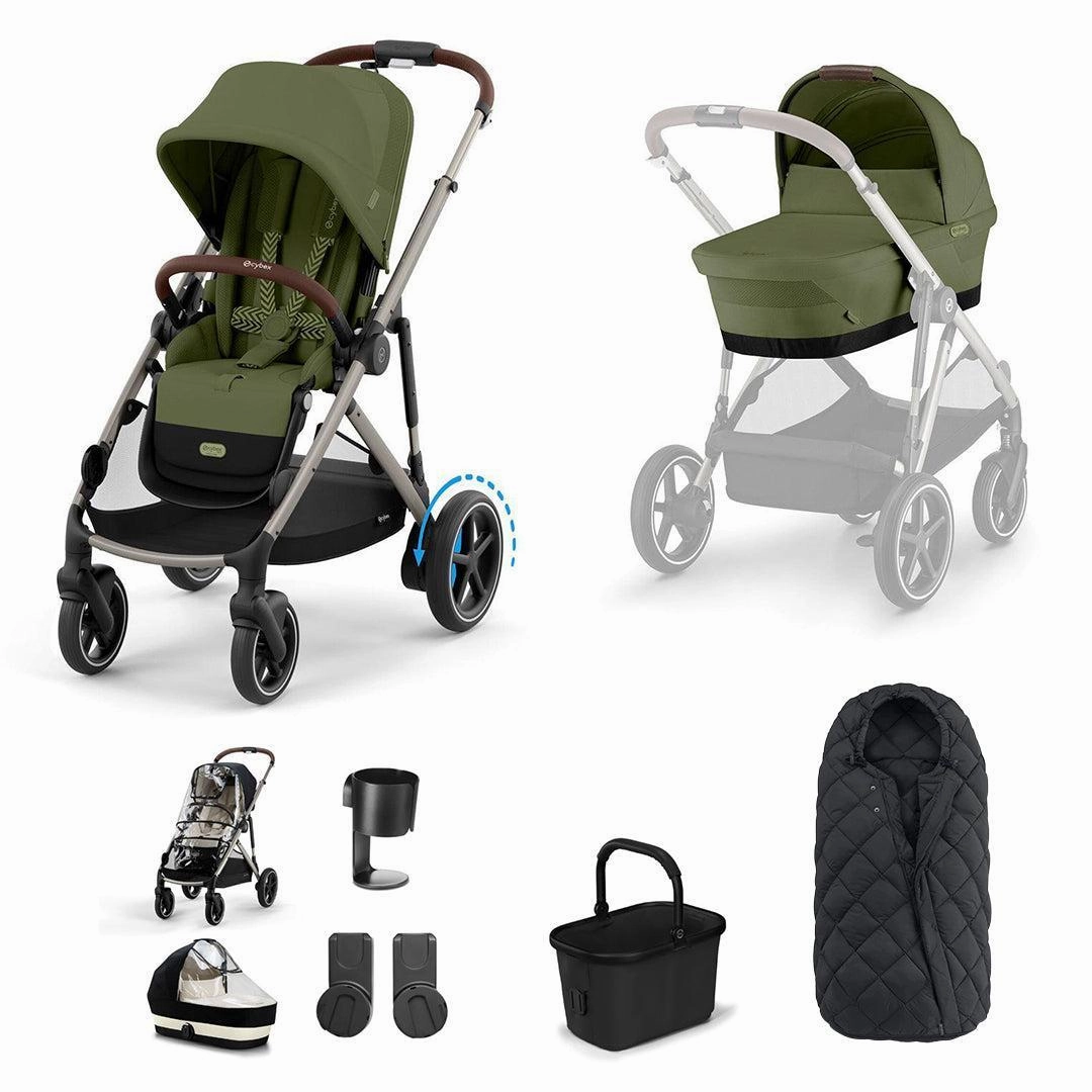 CYBEX e-Gazelle S Essential Pushchair Bundle