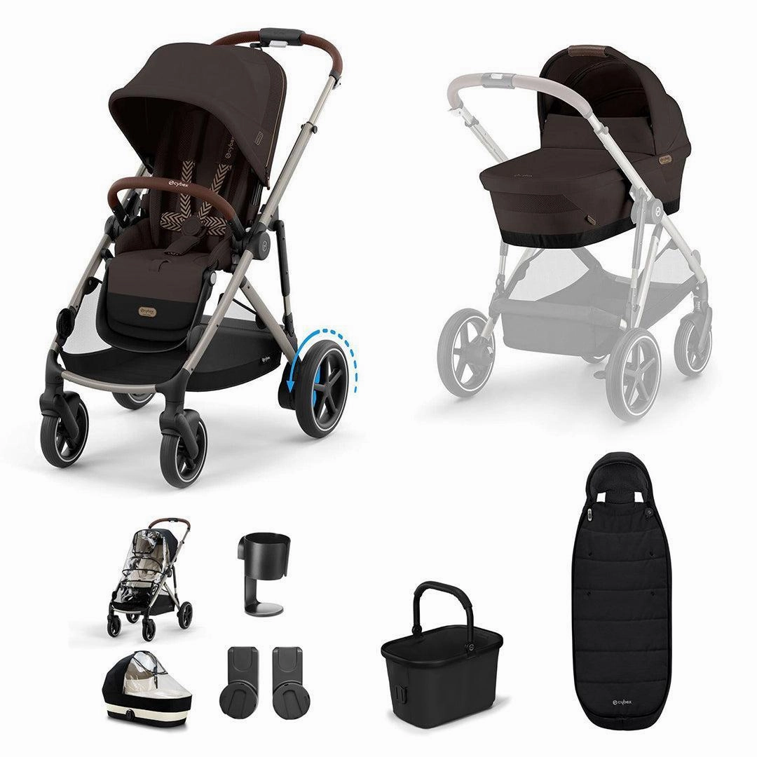 CYBEX e-Gazelle S Essential Pushchair Bundle