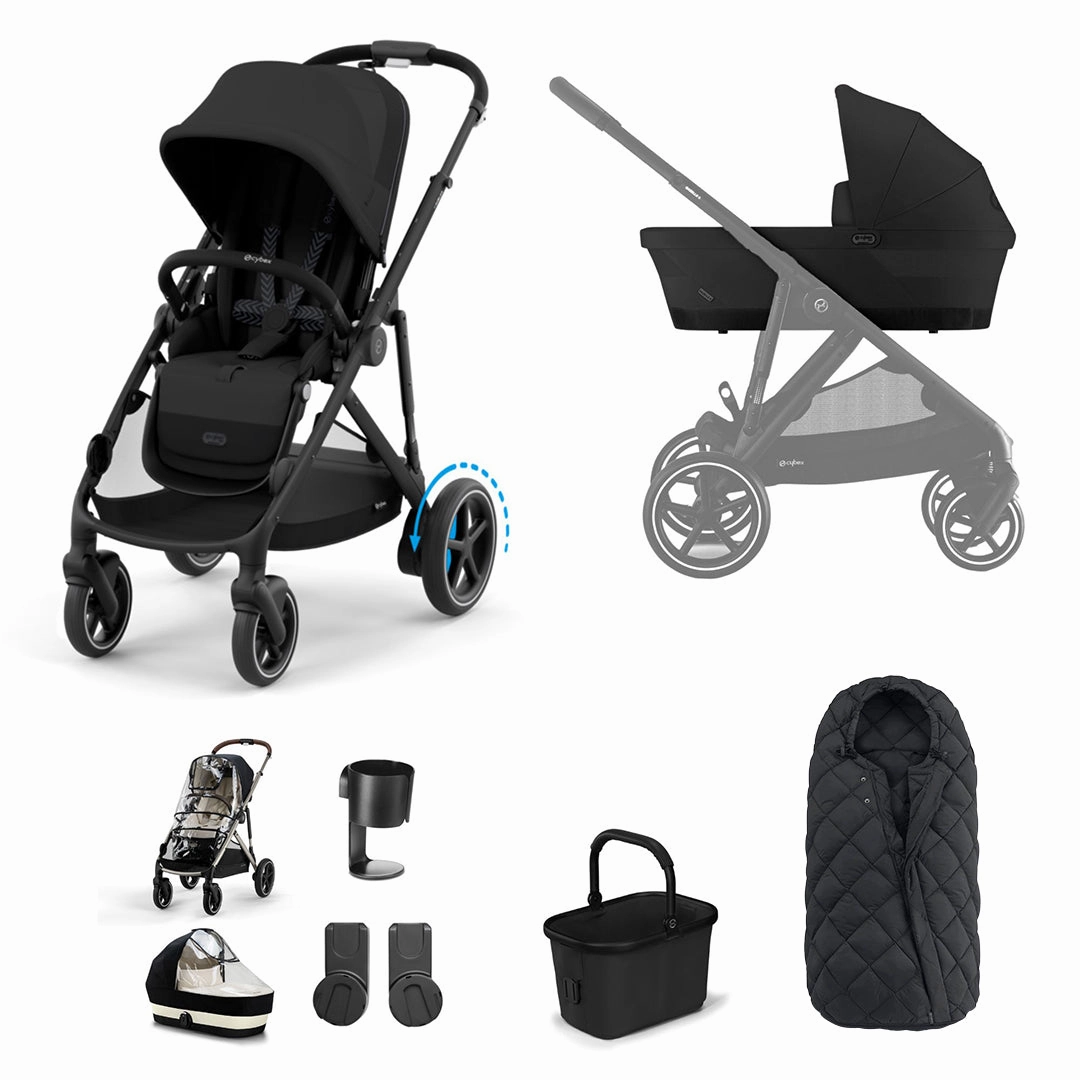 CYBEX e-Gazelle S Essential Pushchair Bundle