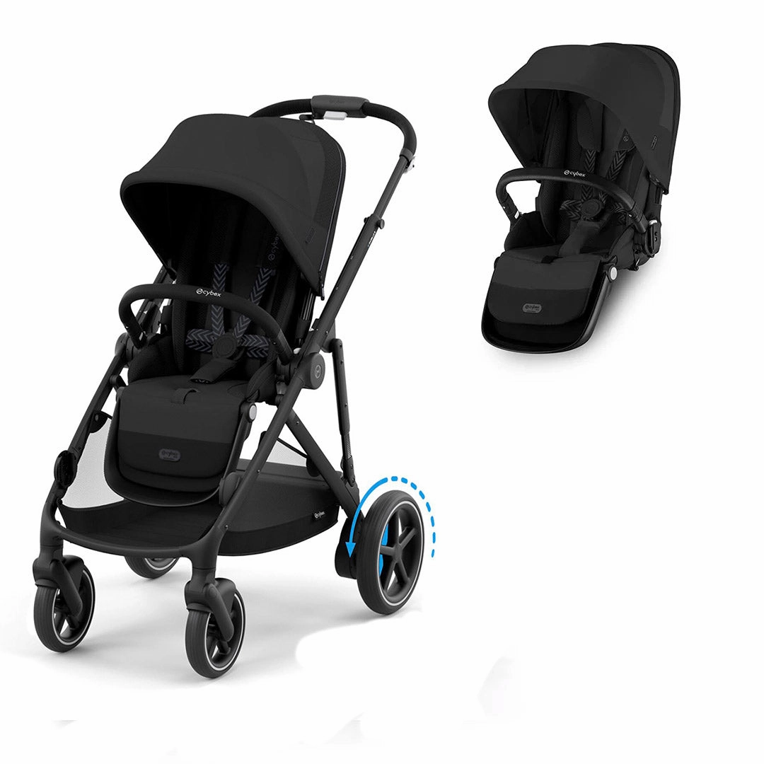 CYBEX e-Gazelle Twin Pushchair