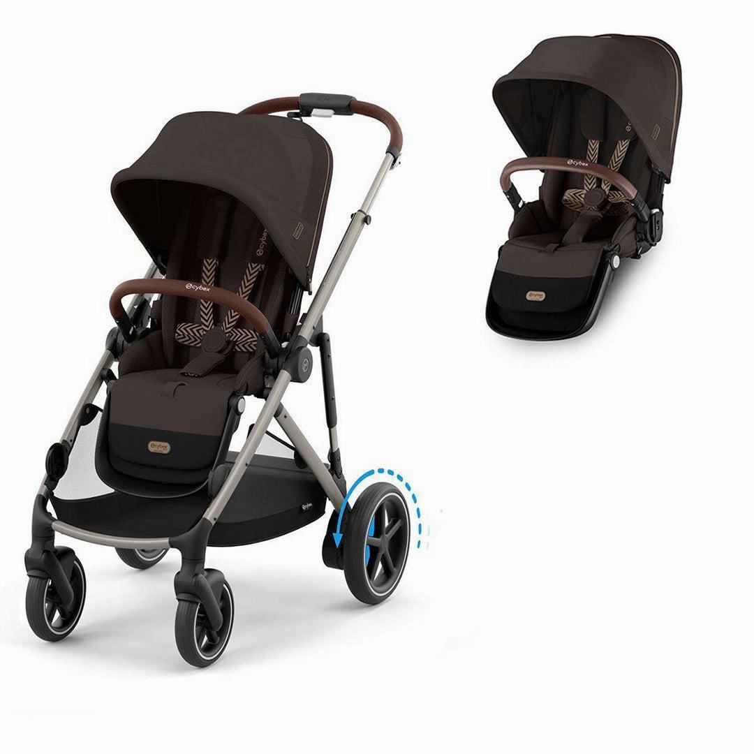 CYBEX e-Gazelle Twin Pushchair
