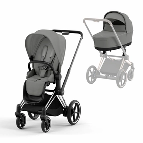 Cybex e-Priam Pram - Mirage Grey
