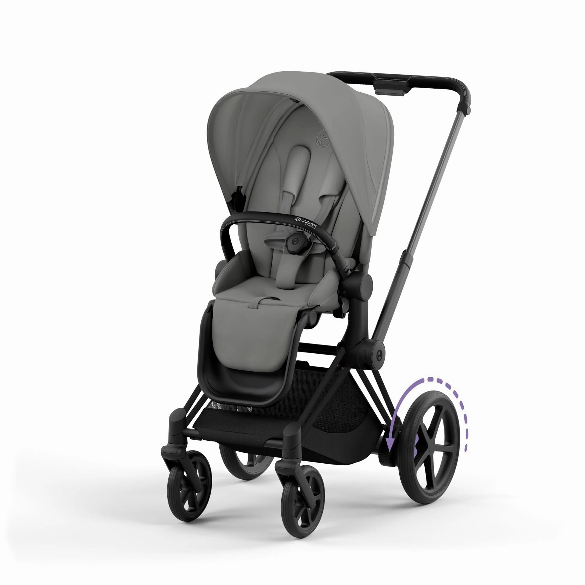 Cybex e-Priam Pram - Mirage Grey