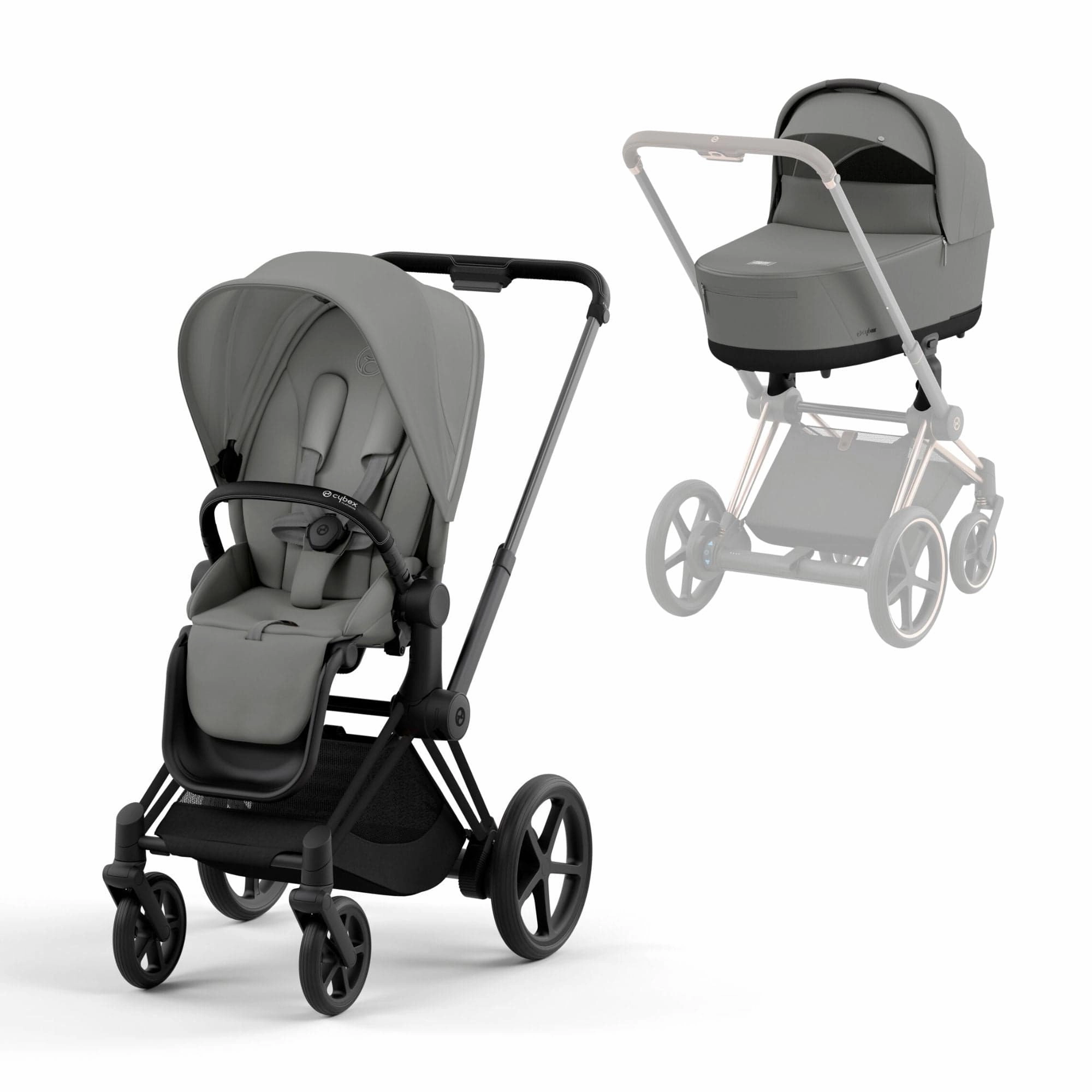 Cybex e-Priam Pram - Mirage Grey