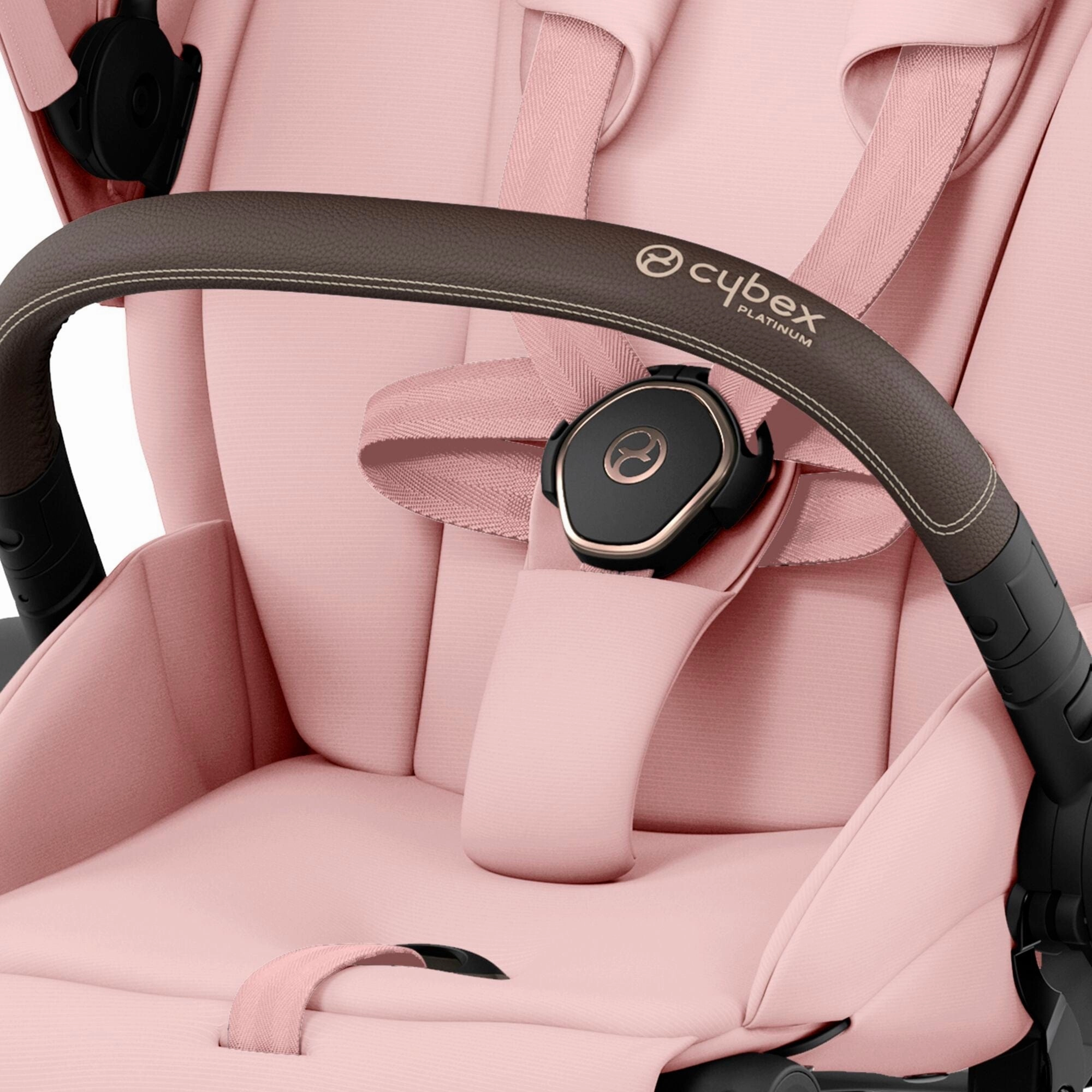 Cybex e-Priam Pram - Peach Pink