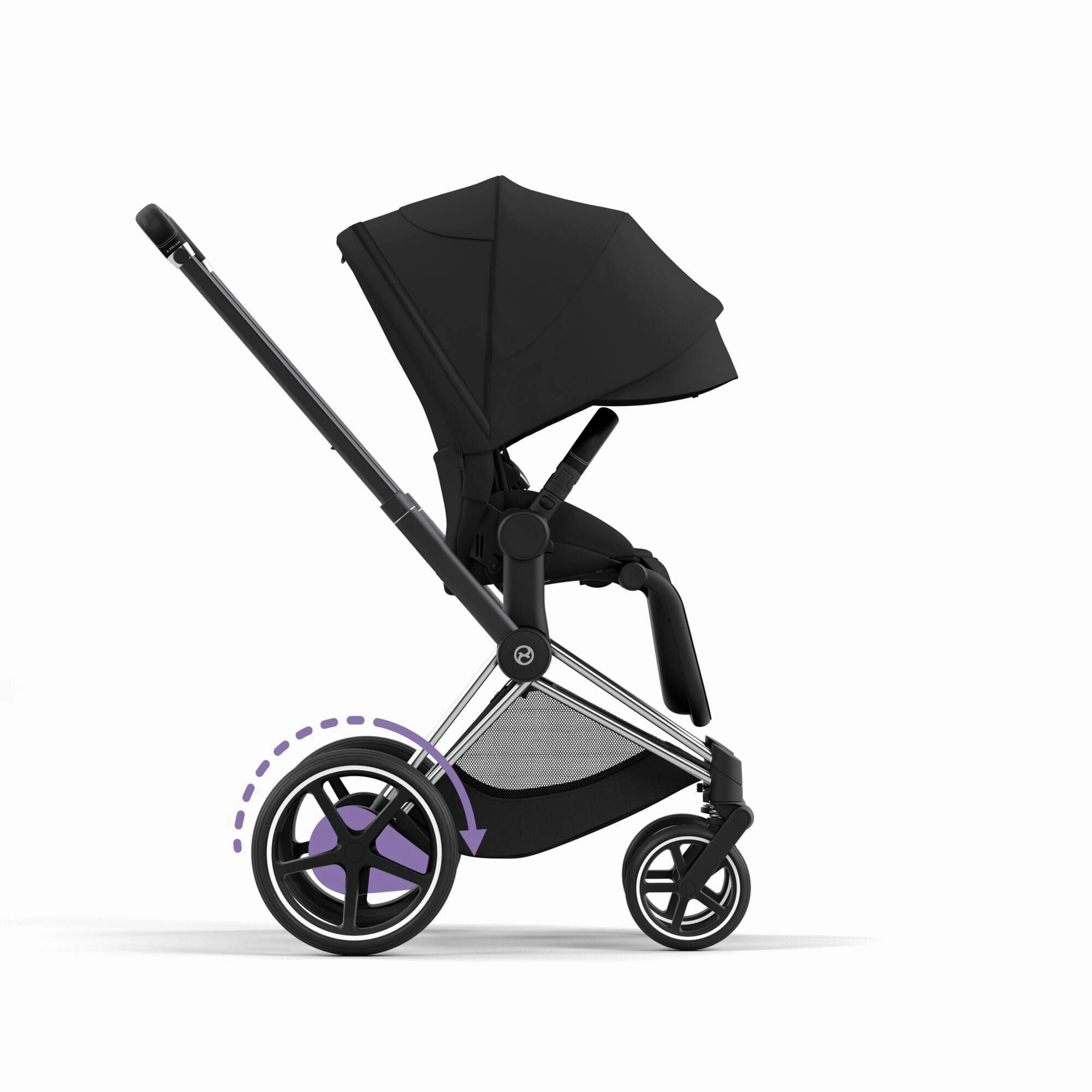 Cybex e-Priam Pram - Sepia Black