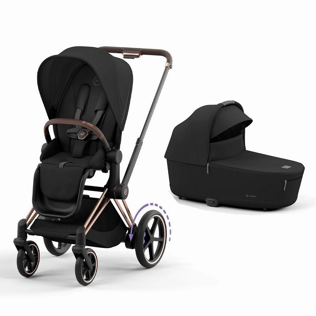 CYBEX e-Priam Pushchair - Sepia Black