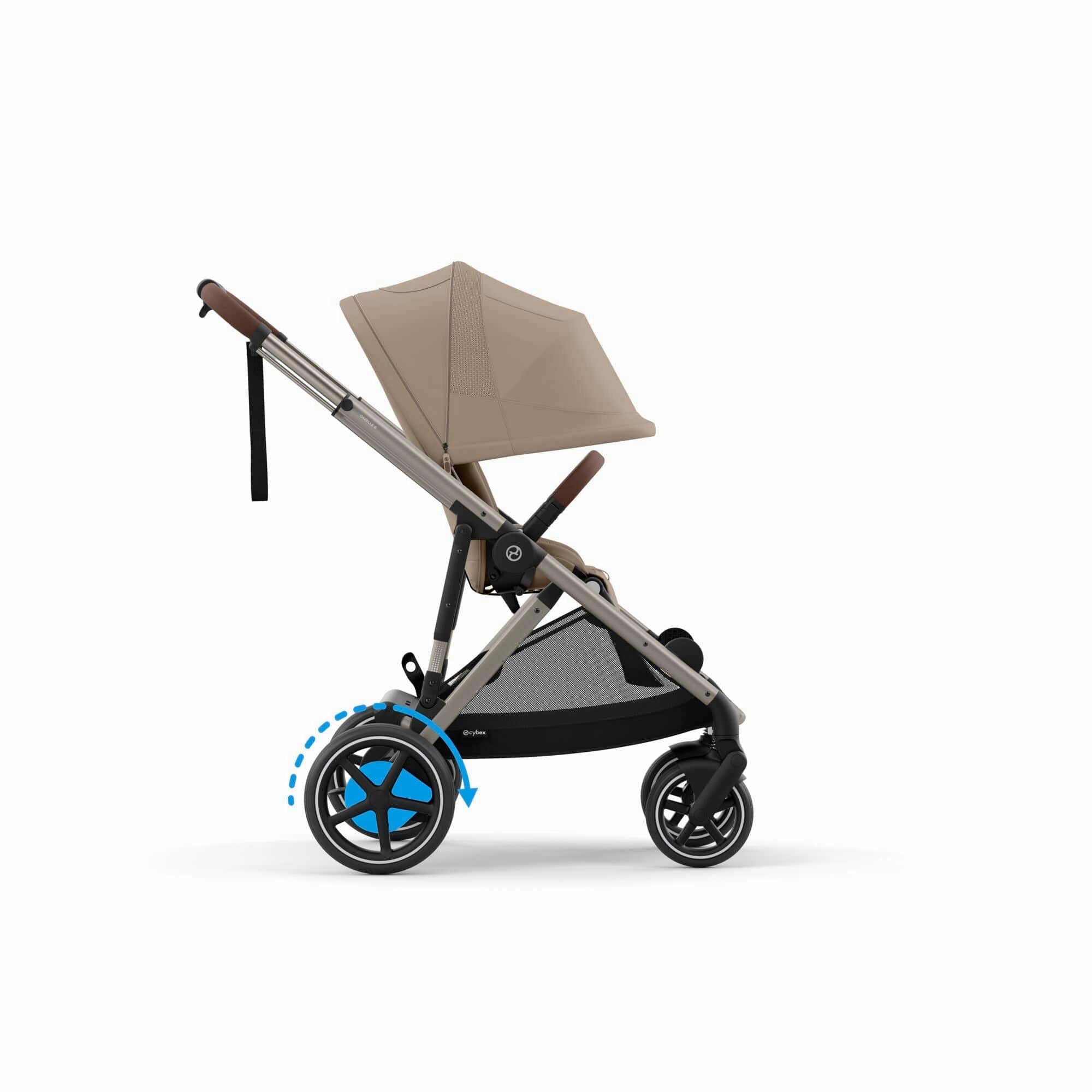 Cybex eGazelle S Double Pushchair - Taupe/Almond Beige