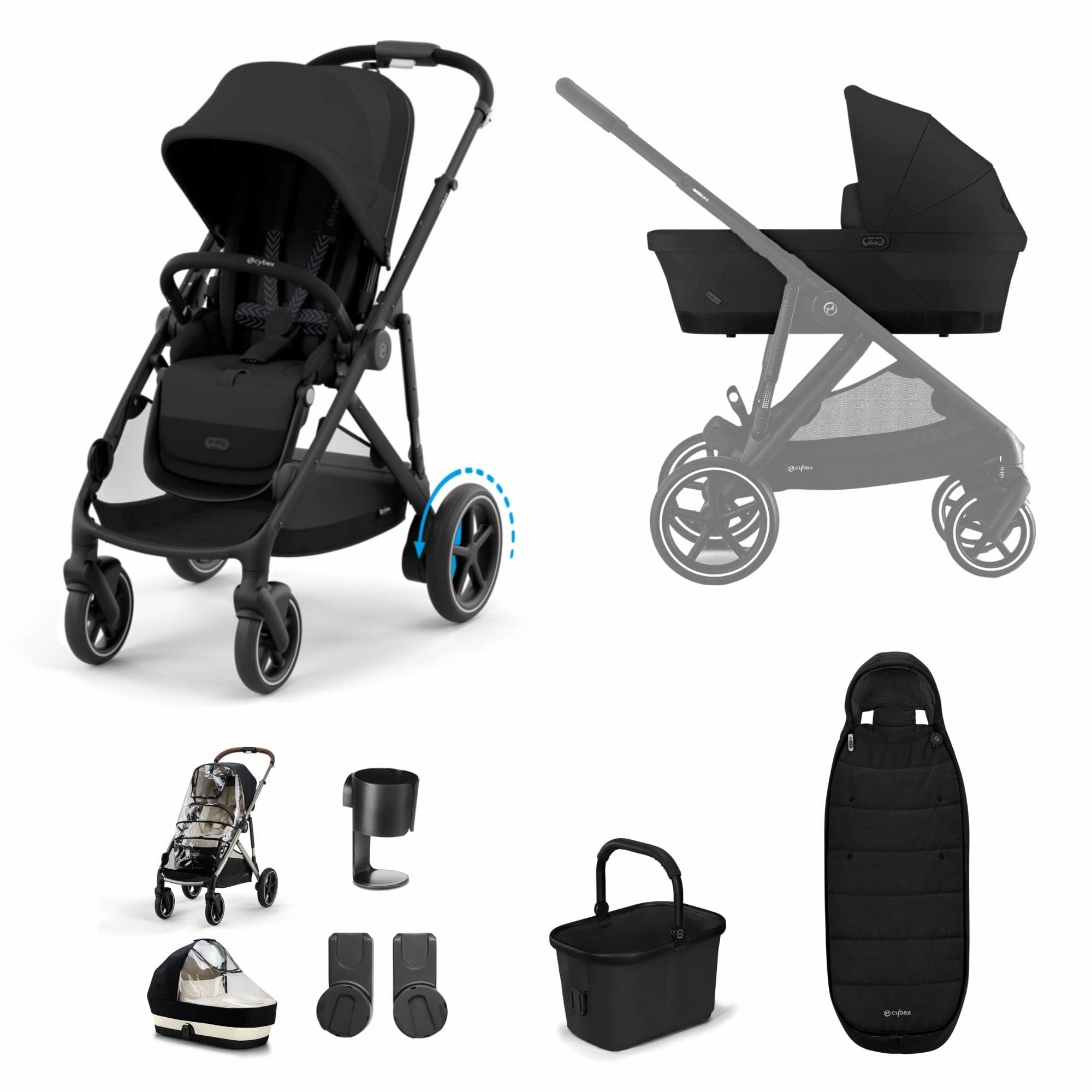 Cybex eGazelle S Essential Kit - Moon Black