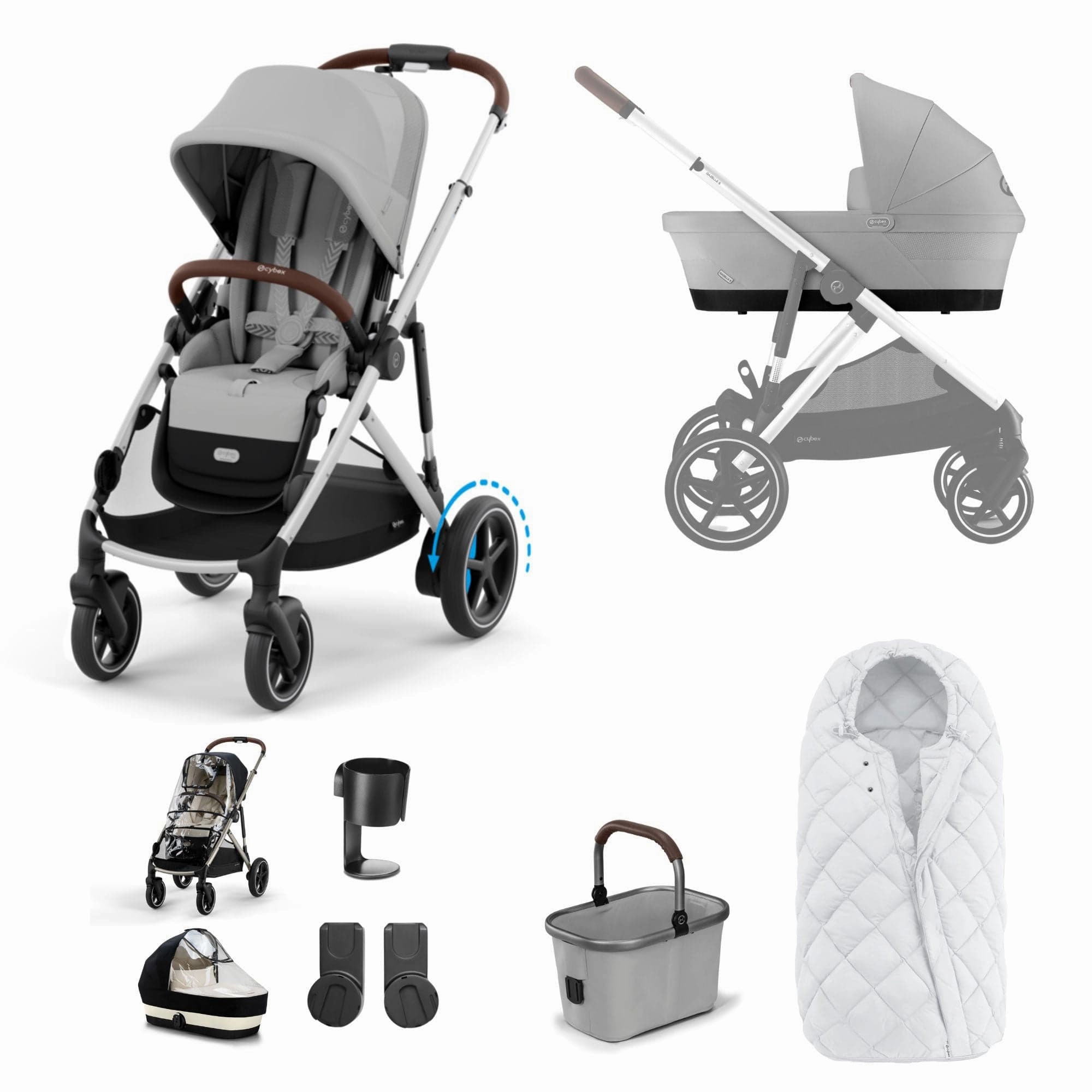 Cybex eGazelle S Essential Kit - Stone Grey
