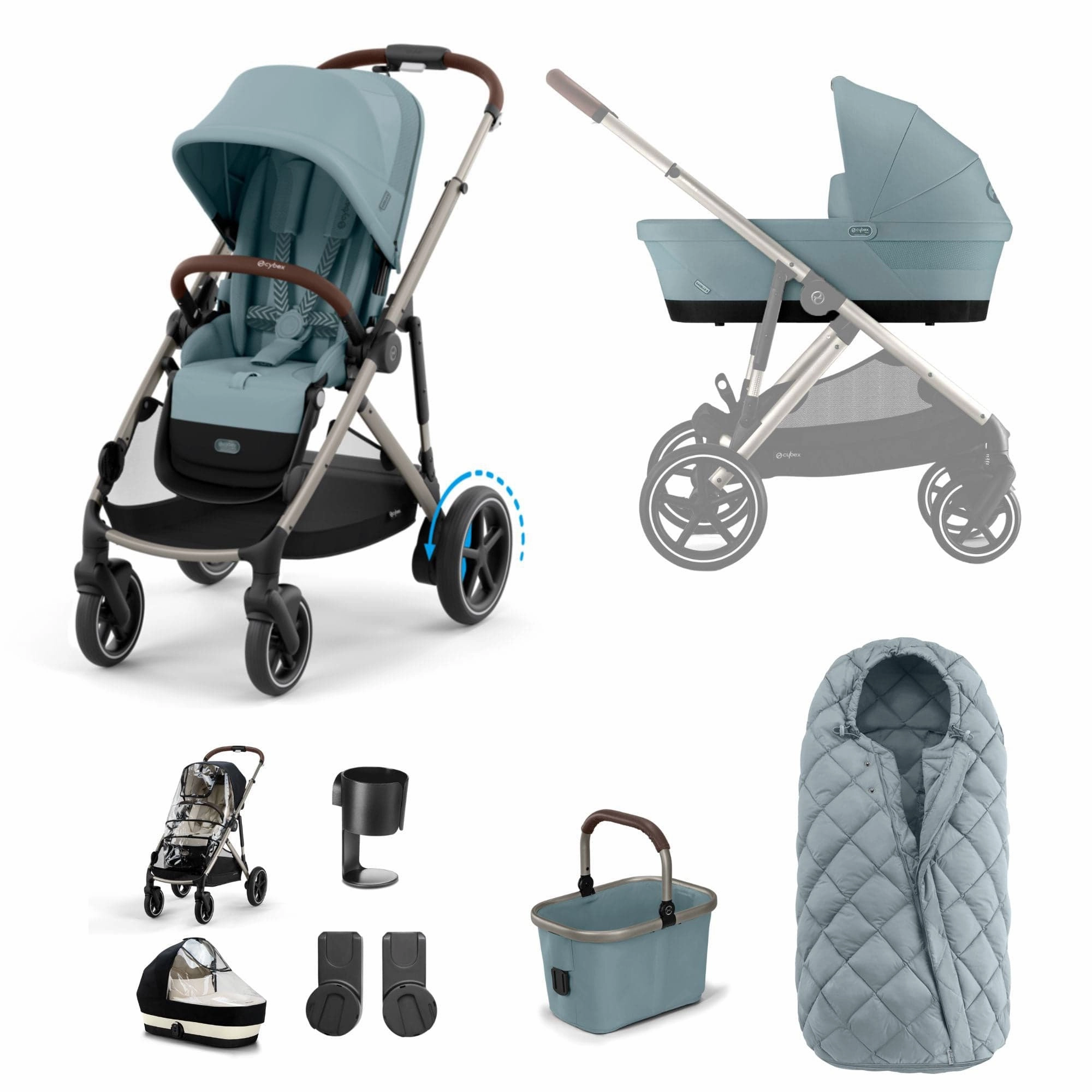 Cybex eGazelle S Essential Kit - Stormy Blue