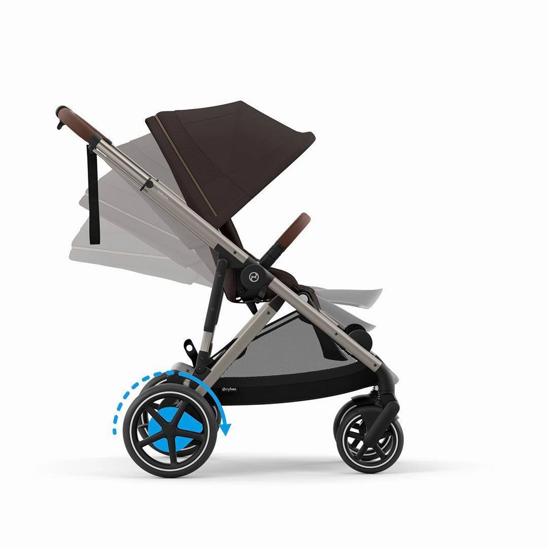 CYBEX eGazelle S Pushchair - Chocolate Brown