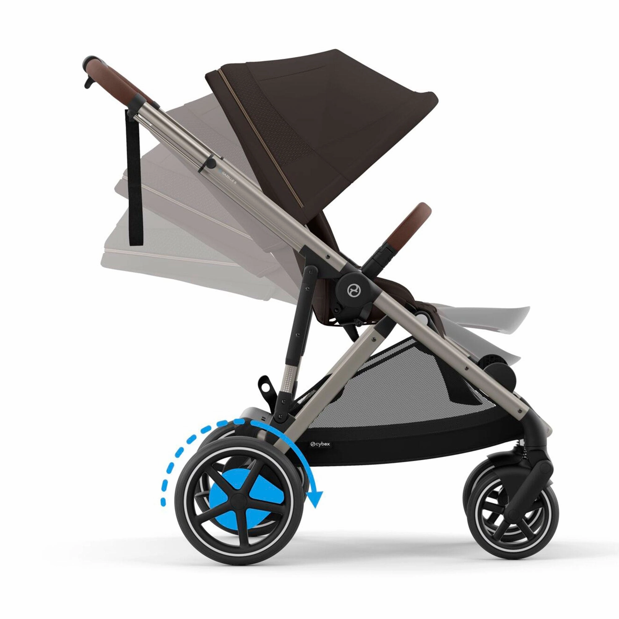 Cybex eGazelle S Pushchair - Chocolate Brown