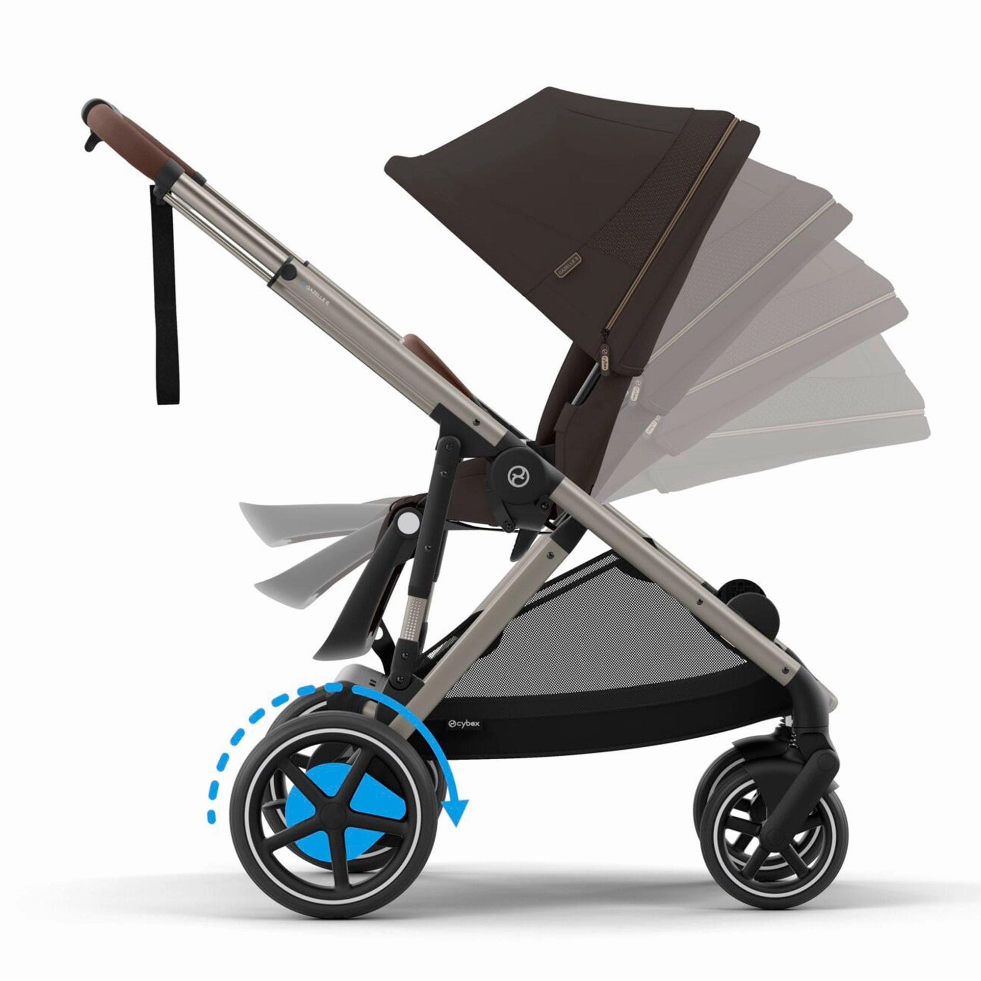 Cybex eGazelle S Pushchair - Chocolate Brown