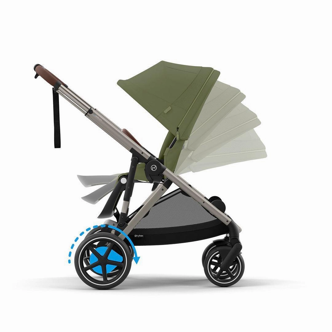 CYBEX eGazelle S Pushchair - Moss Green
