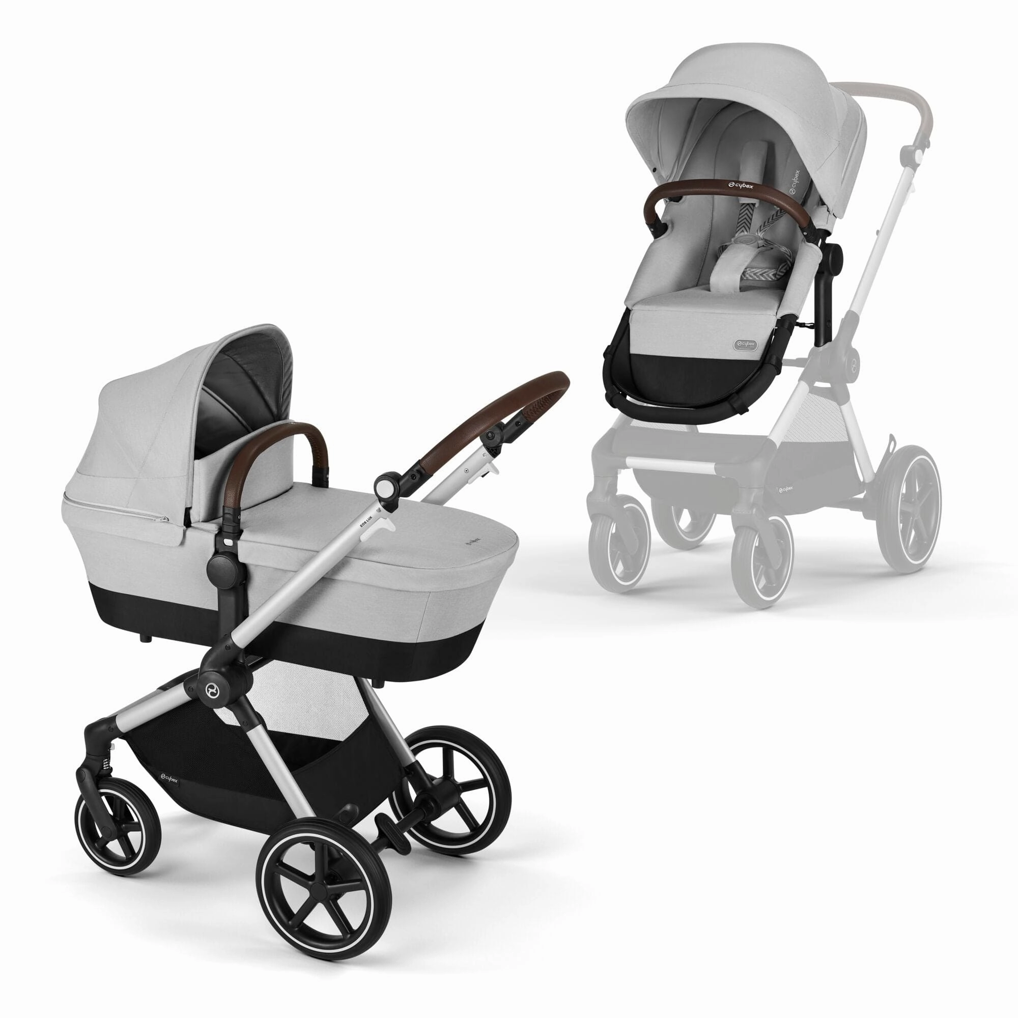 Cybex Eos Lux Essentials 7 Piece Bundle - Lava Grey