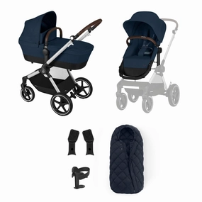 Cybex Eos Lux Essentials 7 Piece Bundle - Ocean Blue