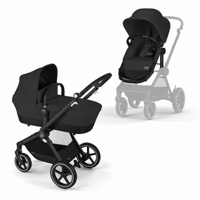 Cybex Eos Lux Stroller - Moon Black