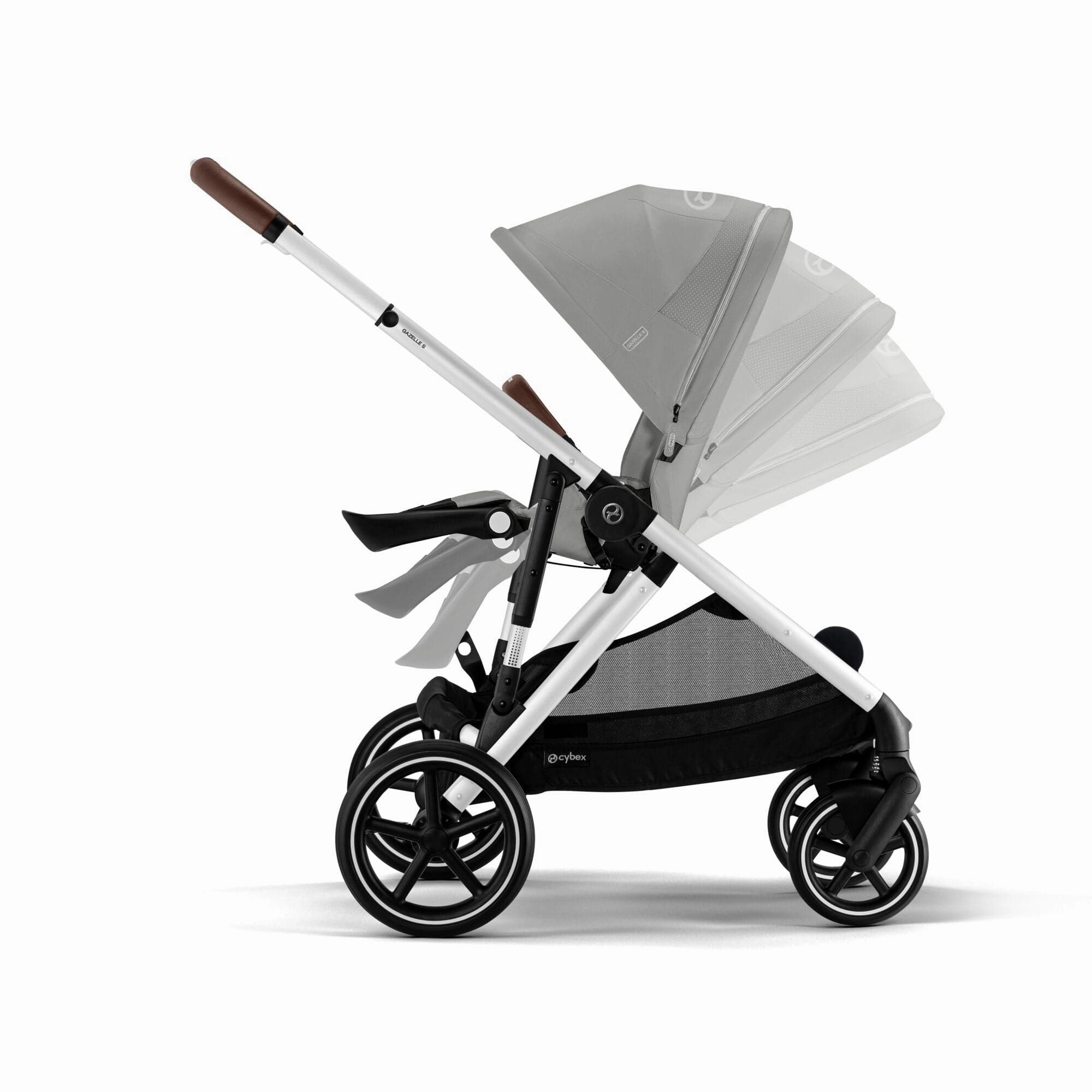 Cybex Gazelle S Essential Bundle - Silver/Stone Grey