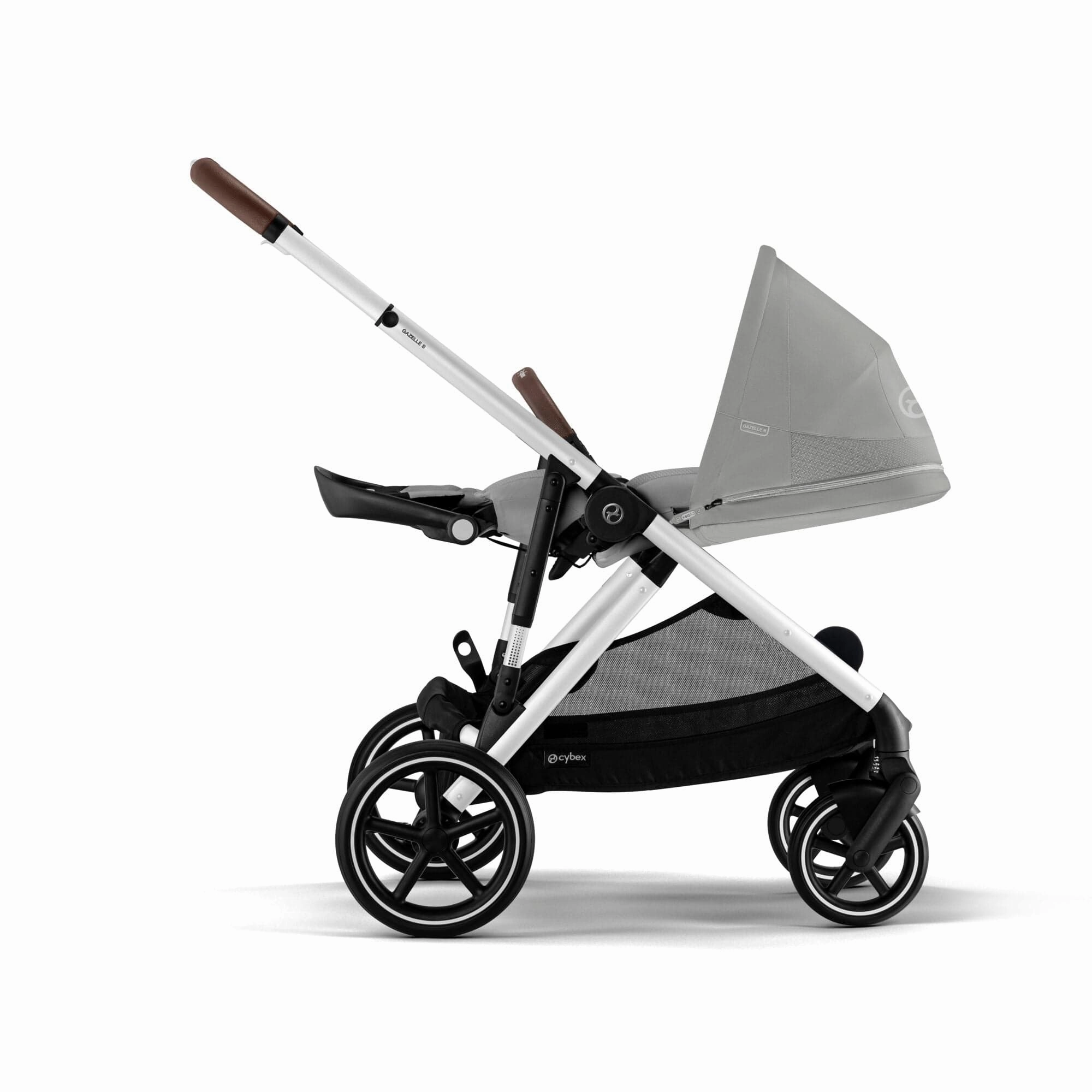 Cybex Gazelle S Essential Bundle - Silver/Stone Grey