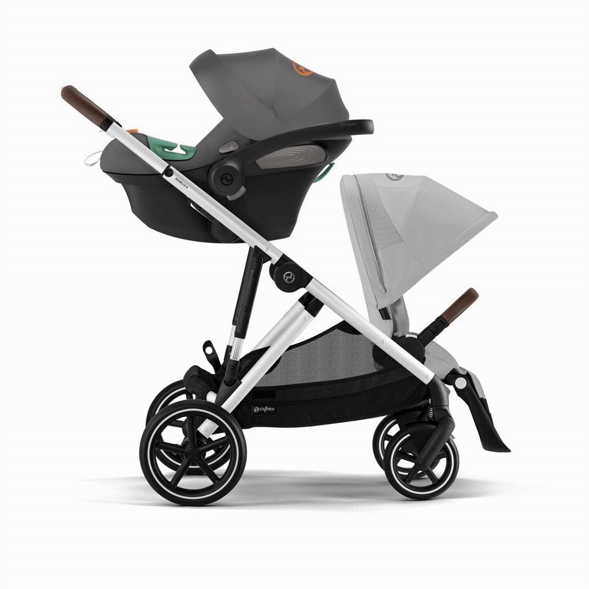 Cybex Gazelle S Essential Travel & Nursery Bundle, Lava Grey