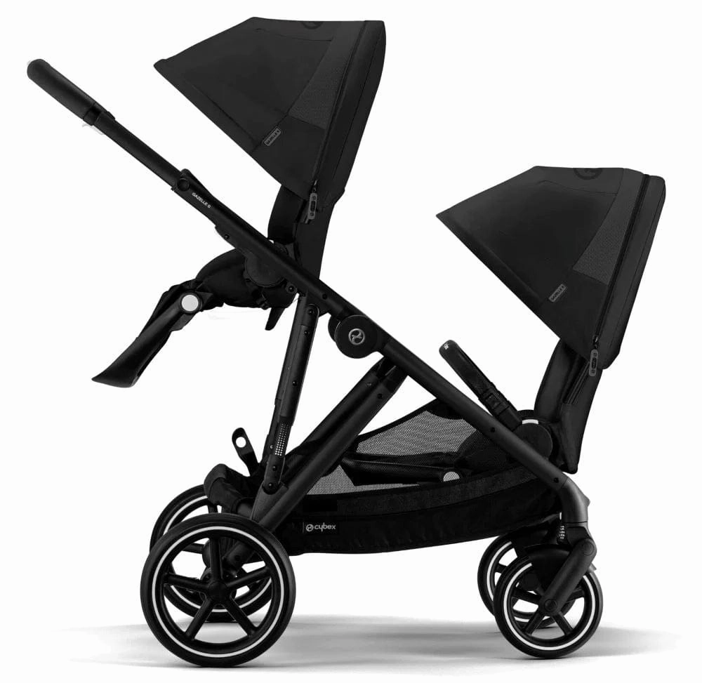 Cybex Gazelle S Tandem Pushchair - Black / Moon Black