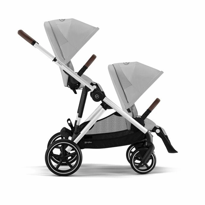 Cybex Gazelle S Tandem Pushchair - Silver / Lava Grey