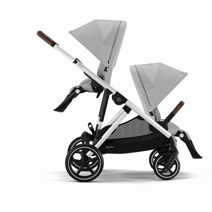 Cybex Gazelle S Tandem Pushchair - Silver / Stone Grey