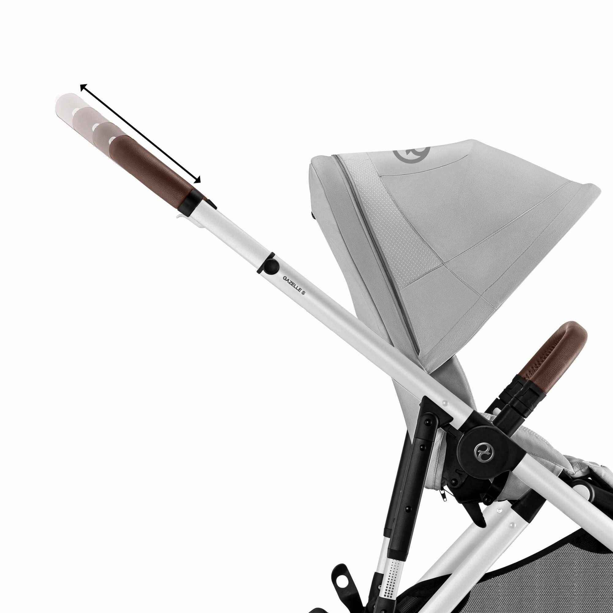 Cybex, Gazelle S Travel System Bundle w/ Cloud T i-Size, Stone Grey