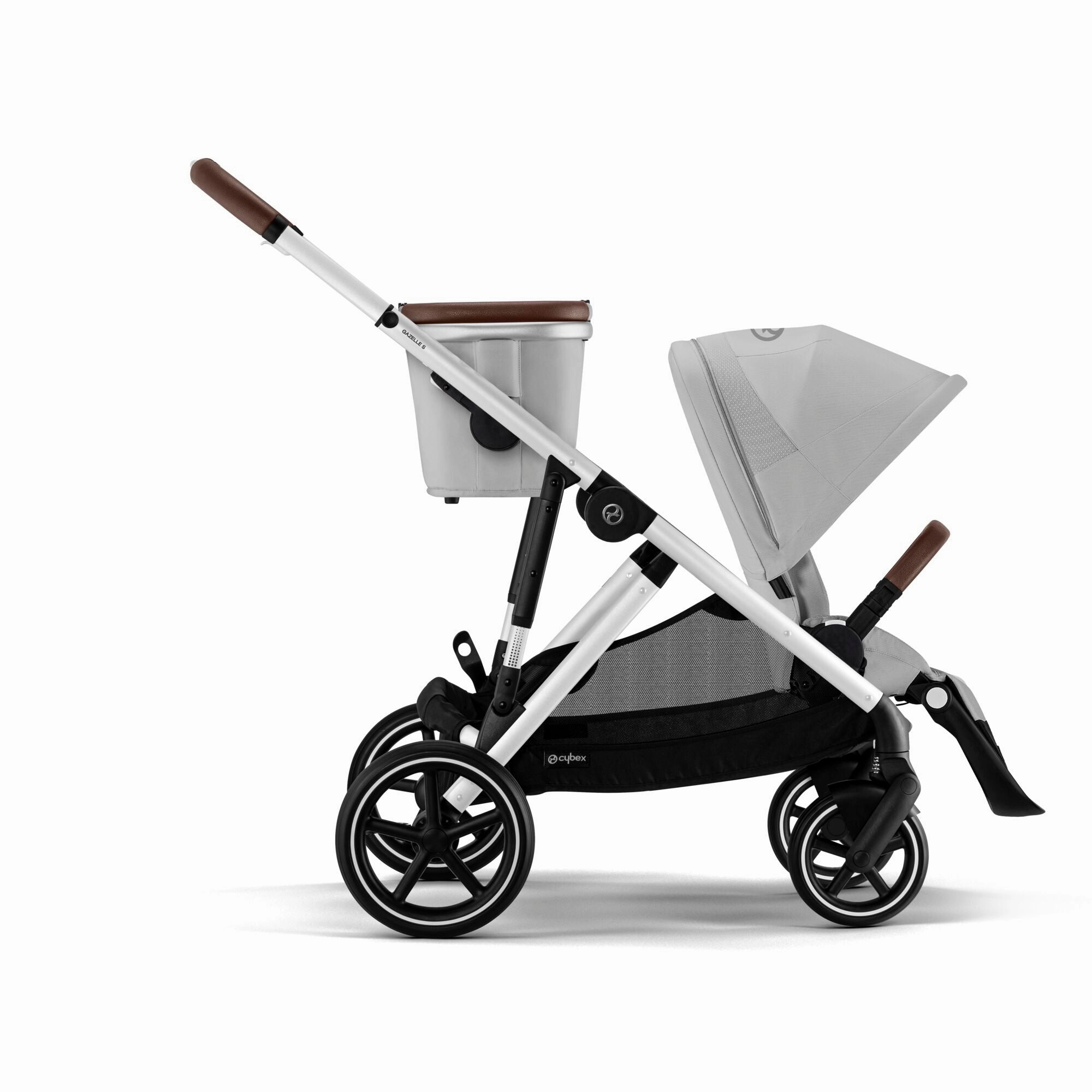 Cybex, Gazelle S Travel System Bundle w/ Cloud T i-Size, Stone Grey
