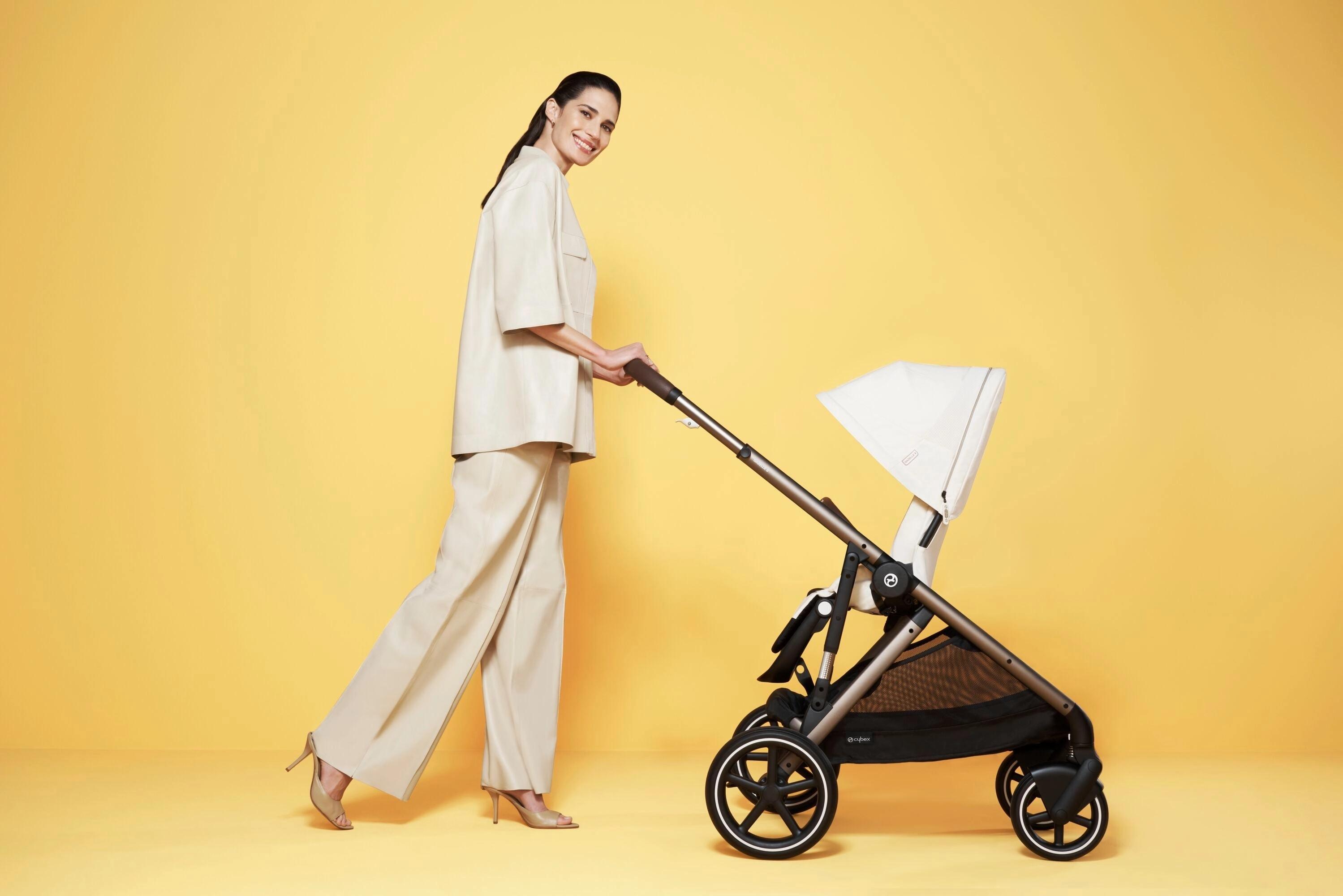 Cybex, Gazelle S Travel System Bundle w/ Cloud T i-Size, Stone Grey