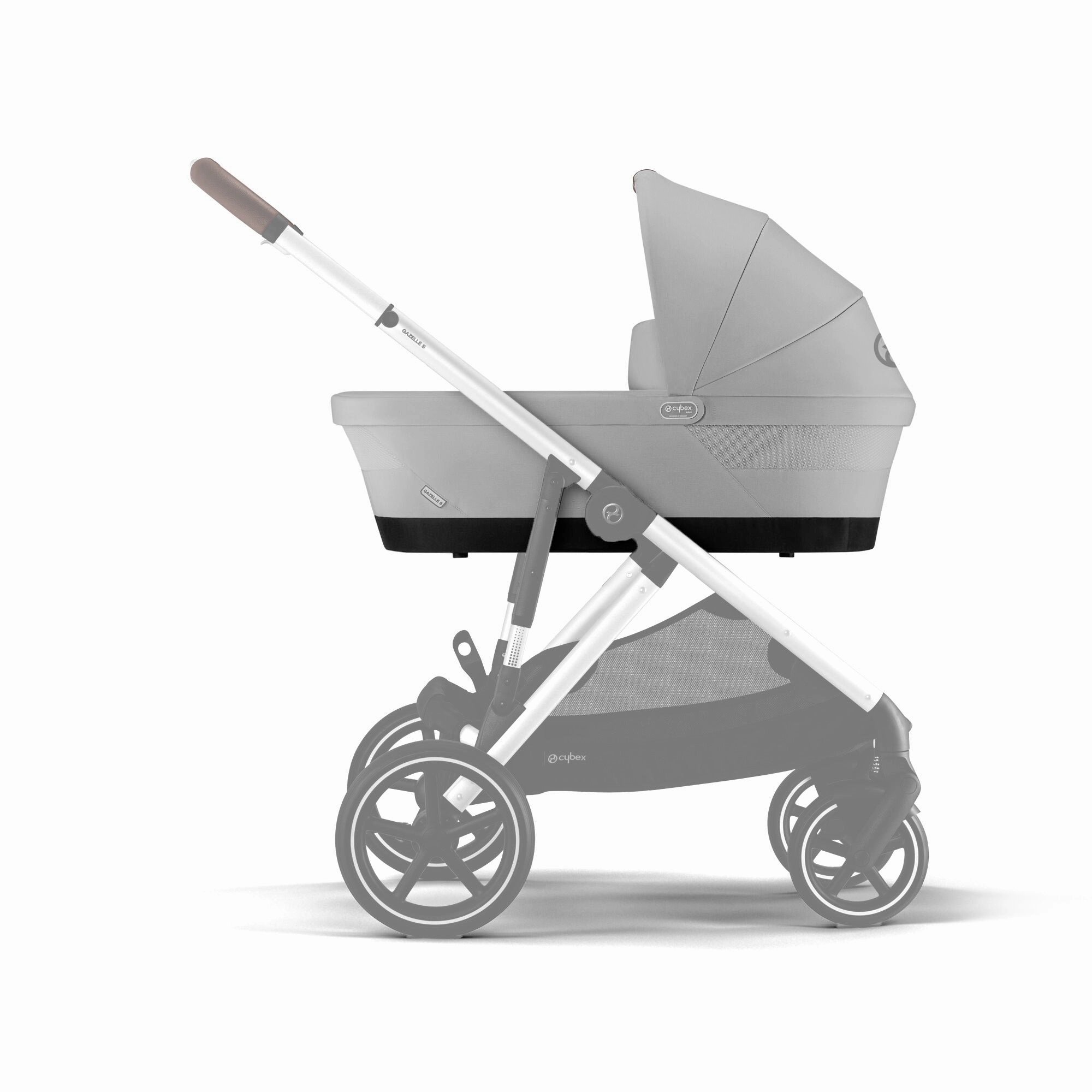 Cybex, Gazelle S Travel System Bundle w/ Cloud T i-Size, Stone Grey